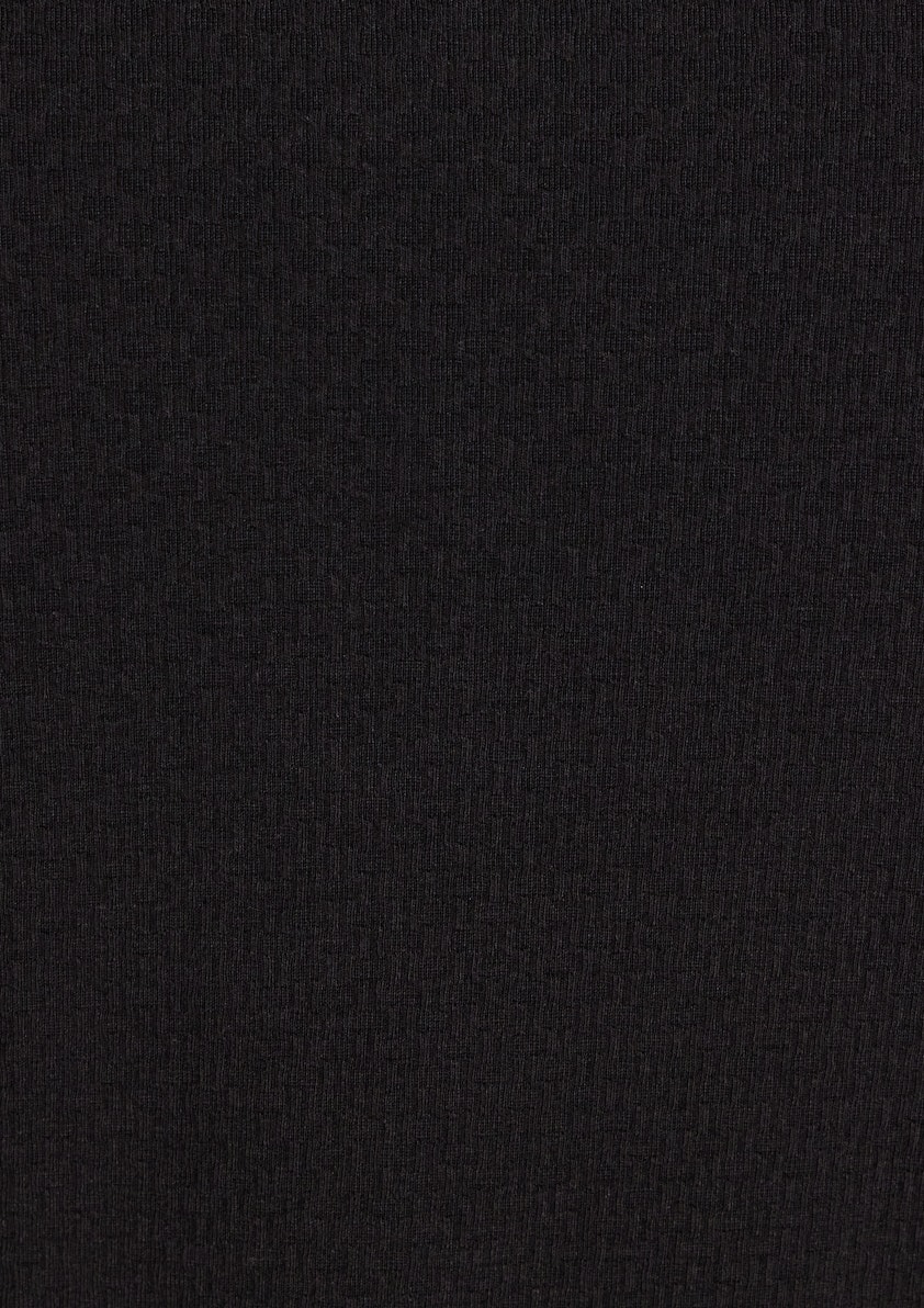 Leni Textured Zip Polo