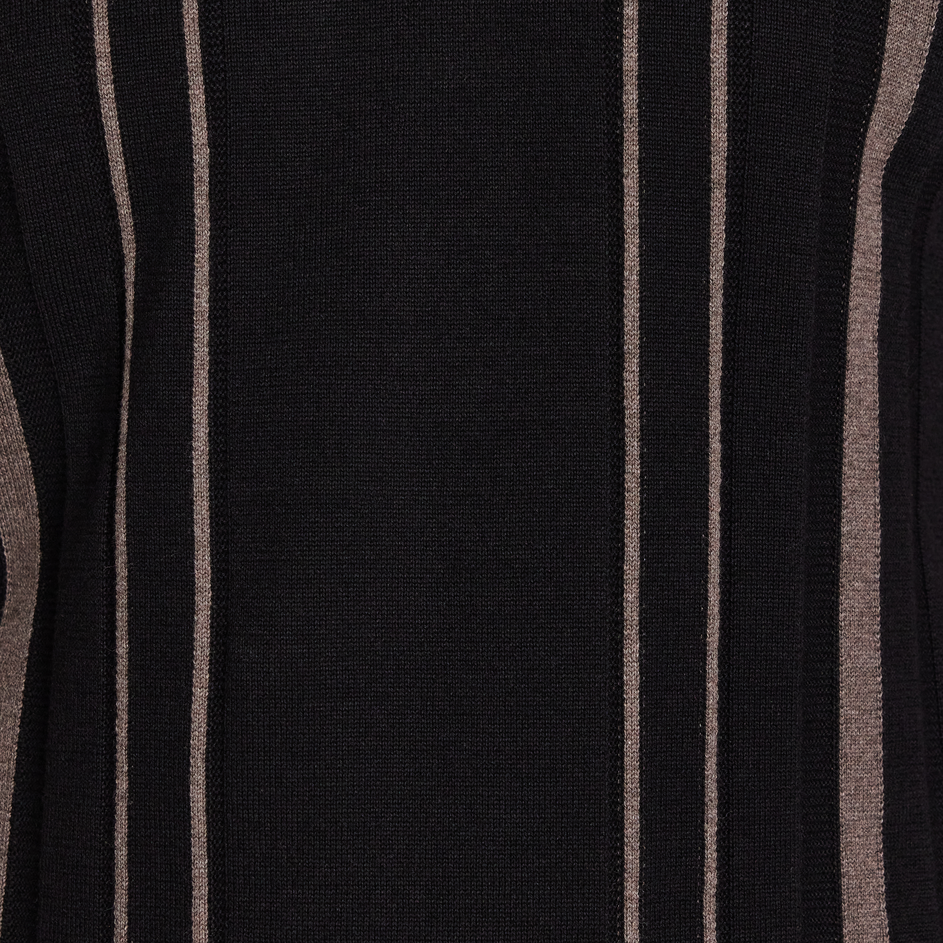 Luiz Stripe Zip Knit Polo