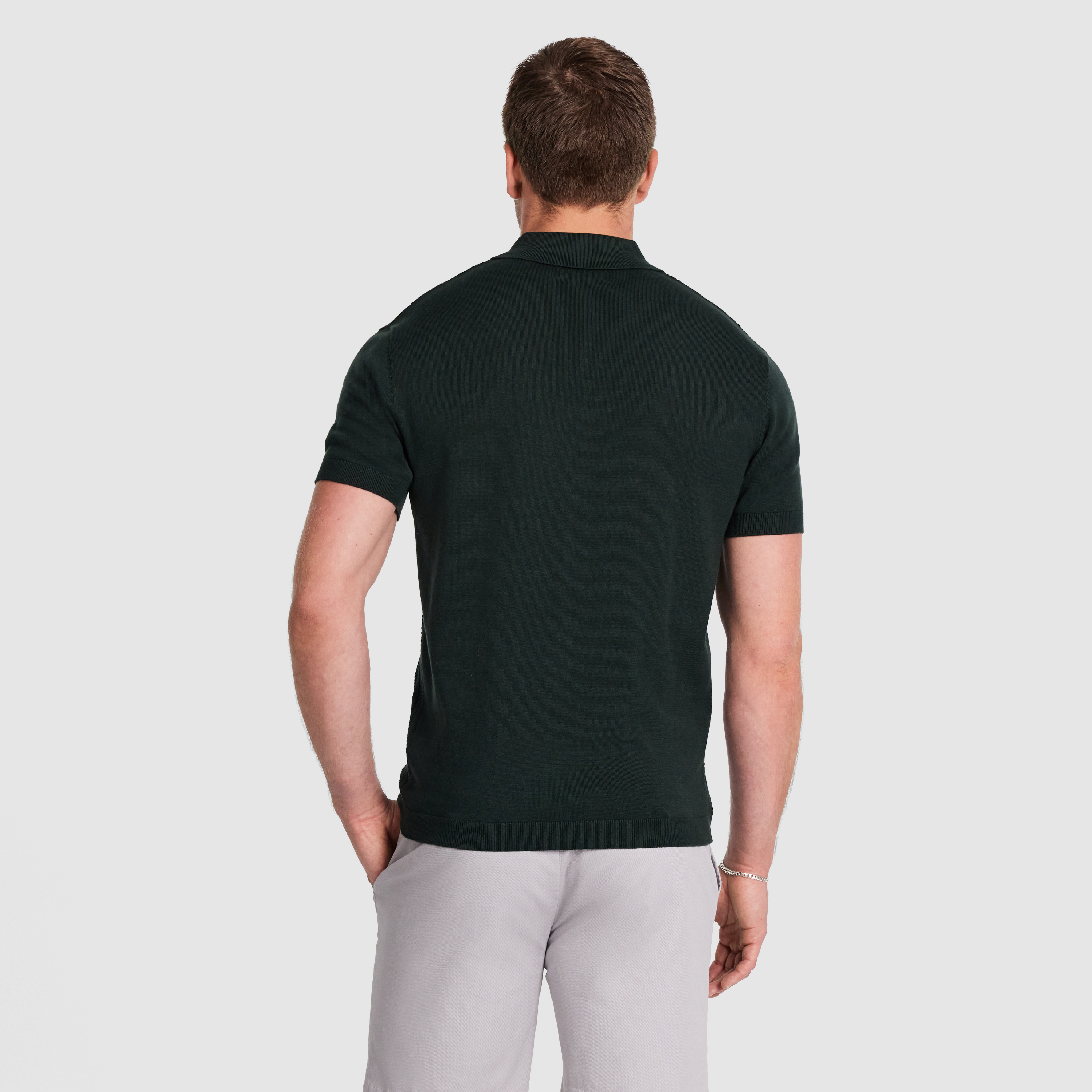 Green Johan Knit Polo