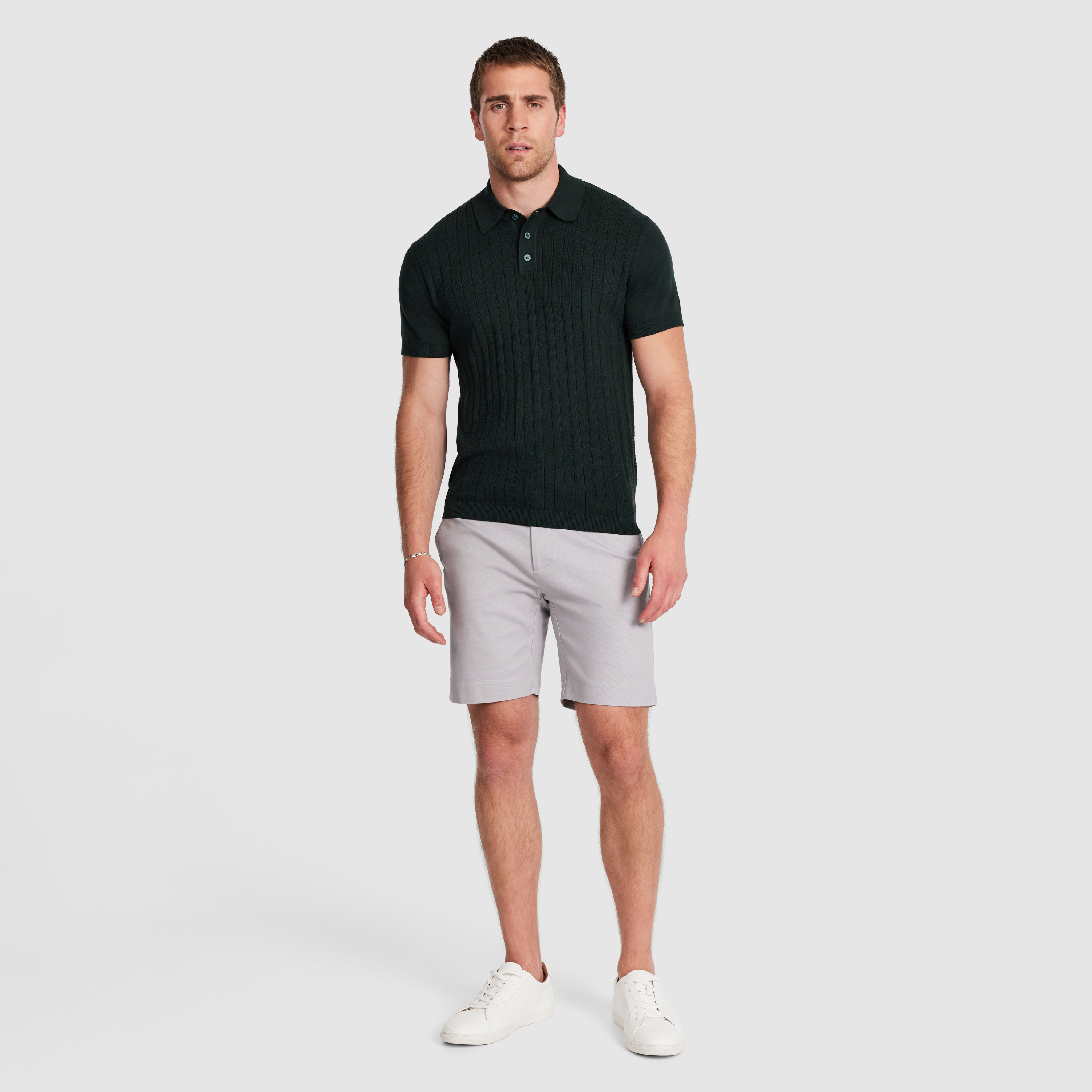 Green Johan Knit Polo