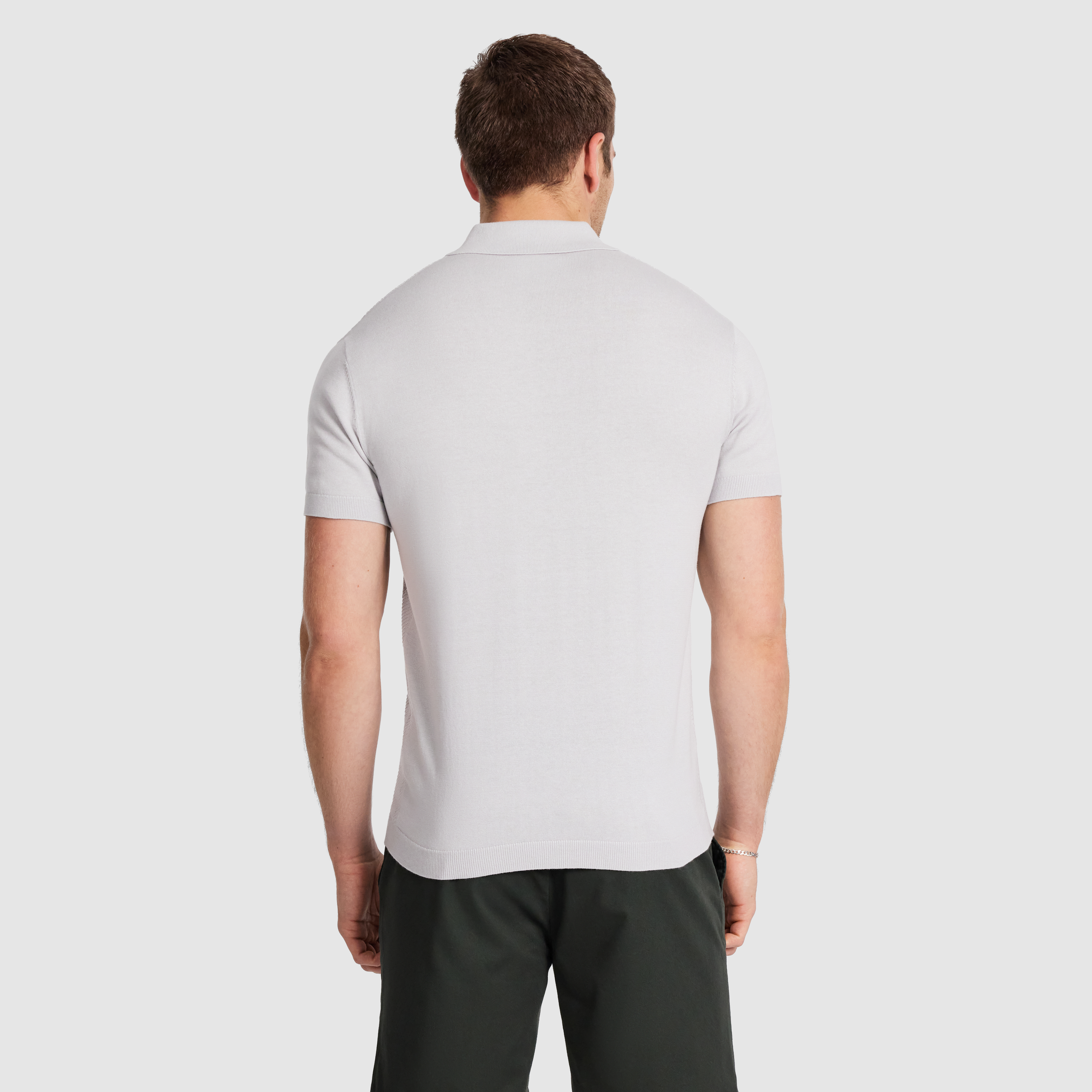 Silver Johan Knit Polo