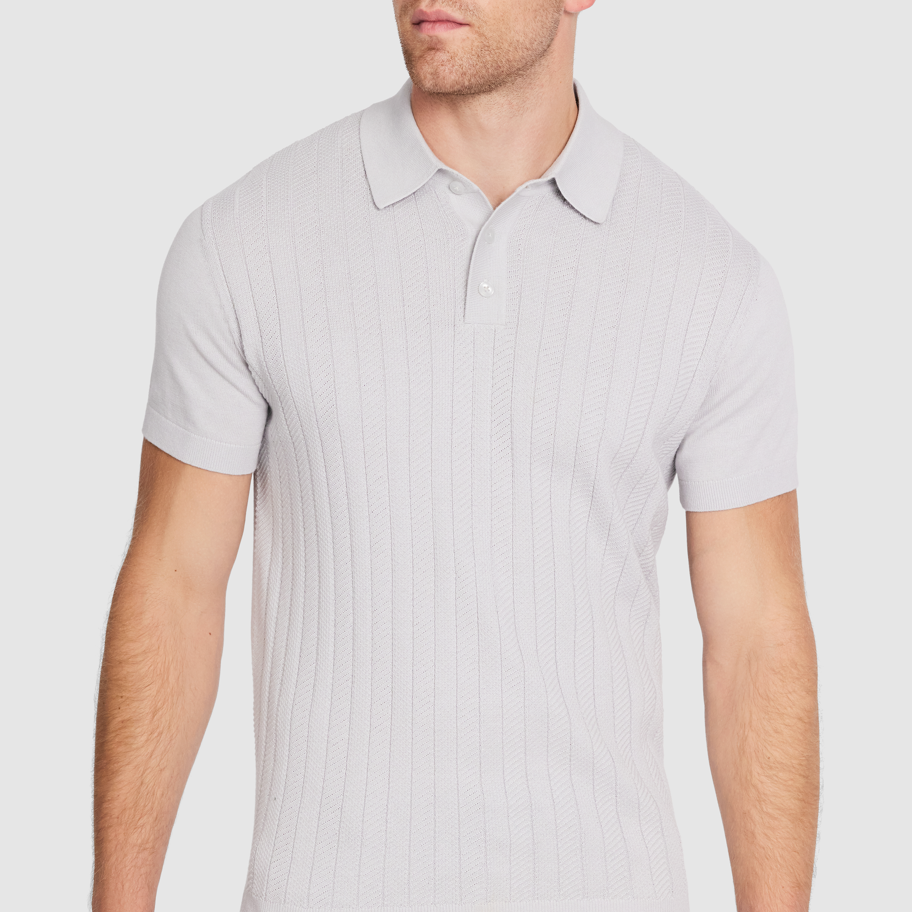 Silver Johan Knit Polo