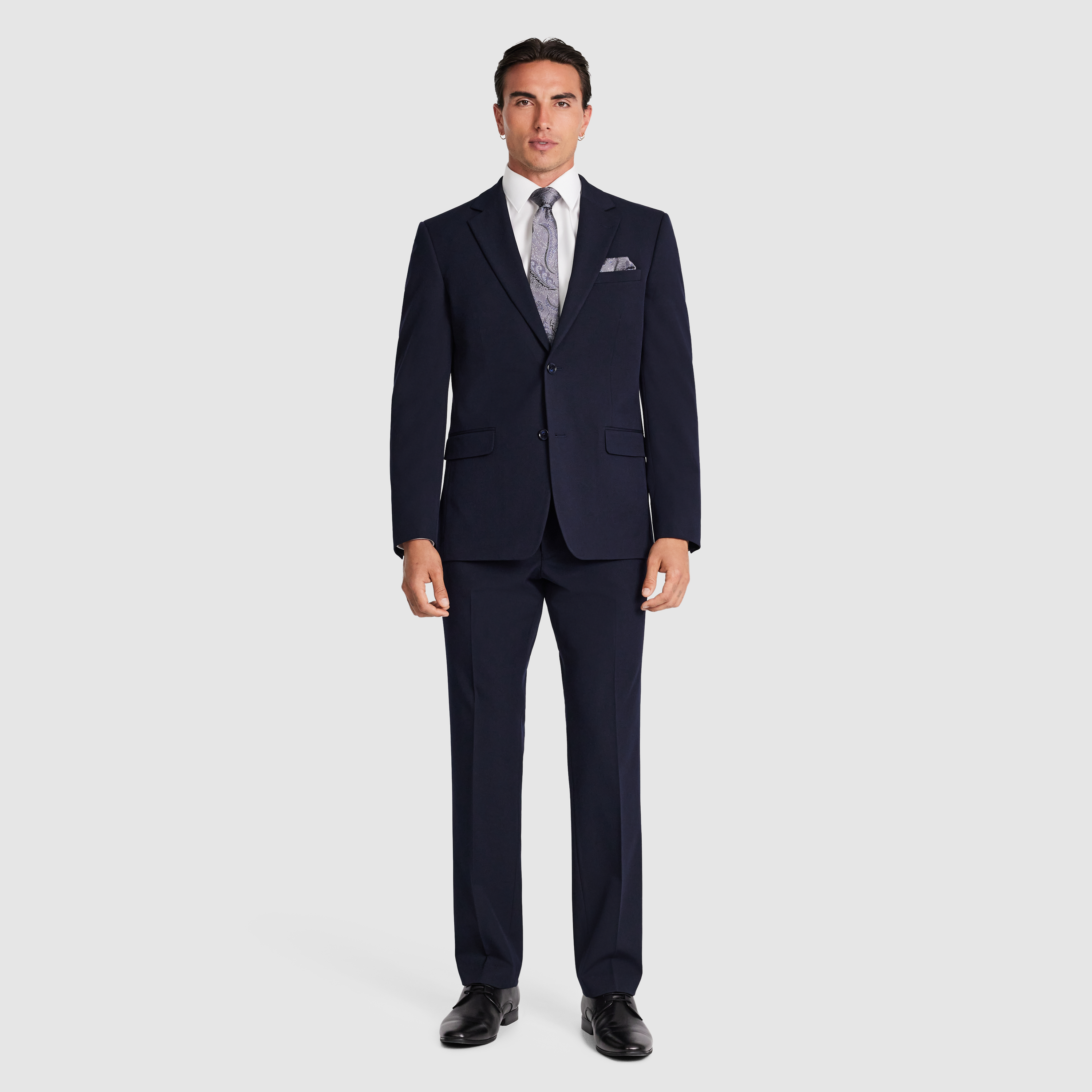  Navy Bentley Regular Three Piece Suit