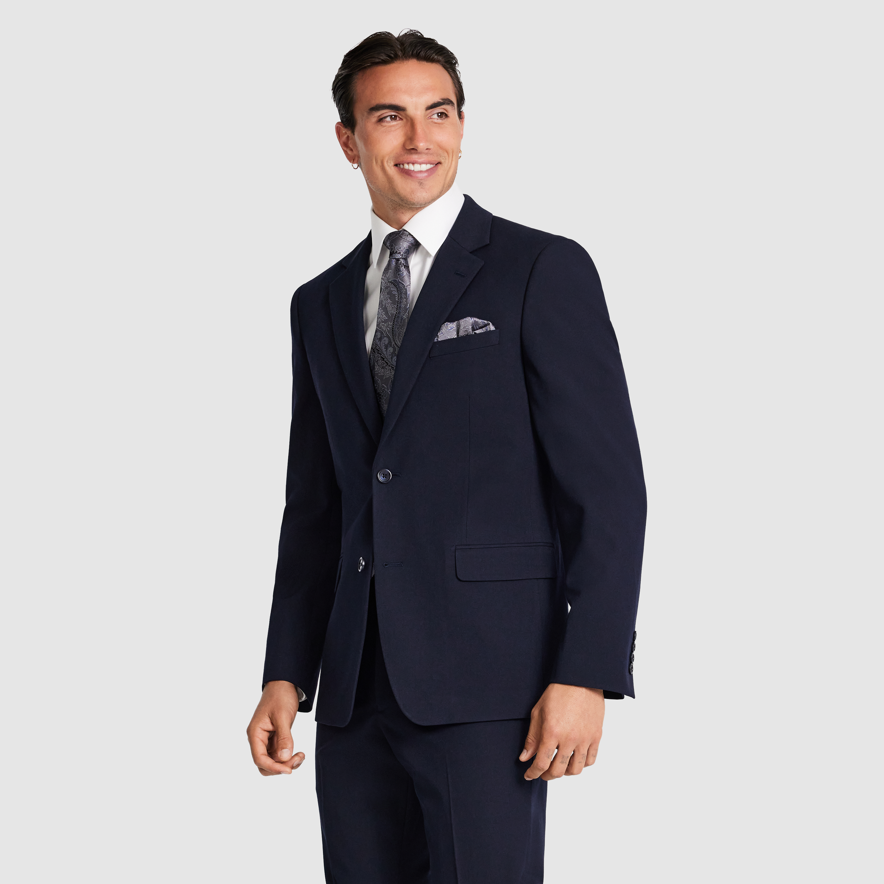 Navy Bentley Suit Jacket