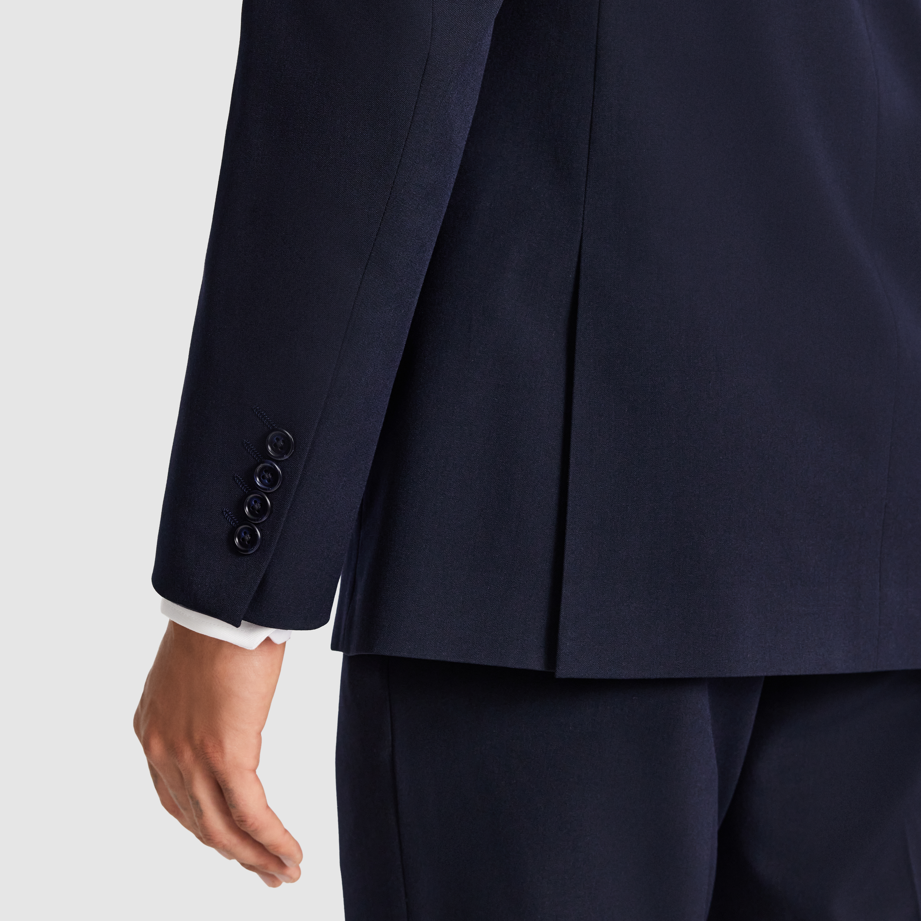 Navy Bentley Suit Jacket