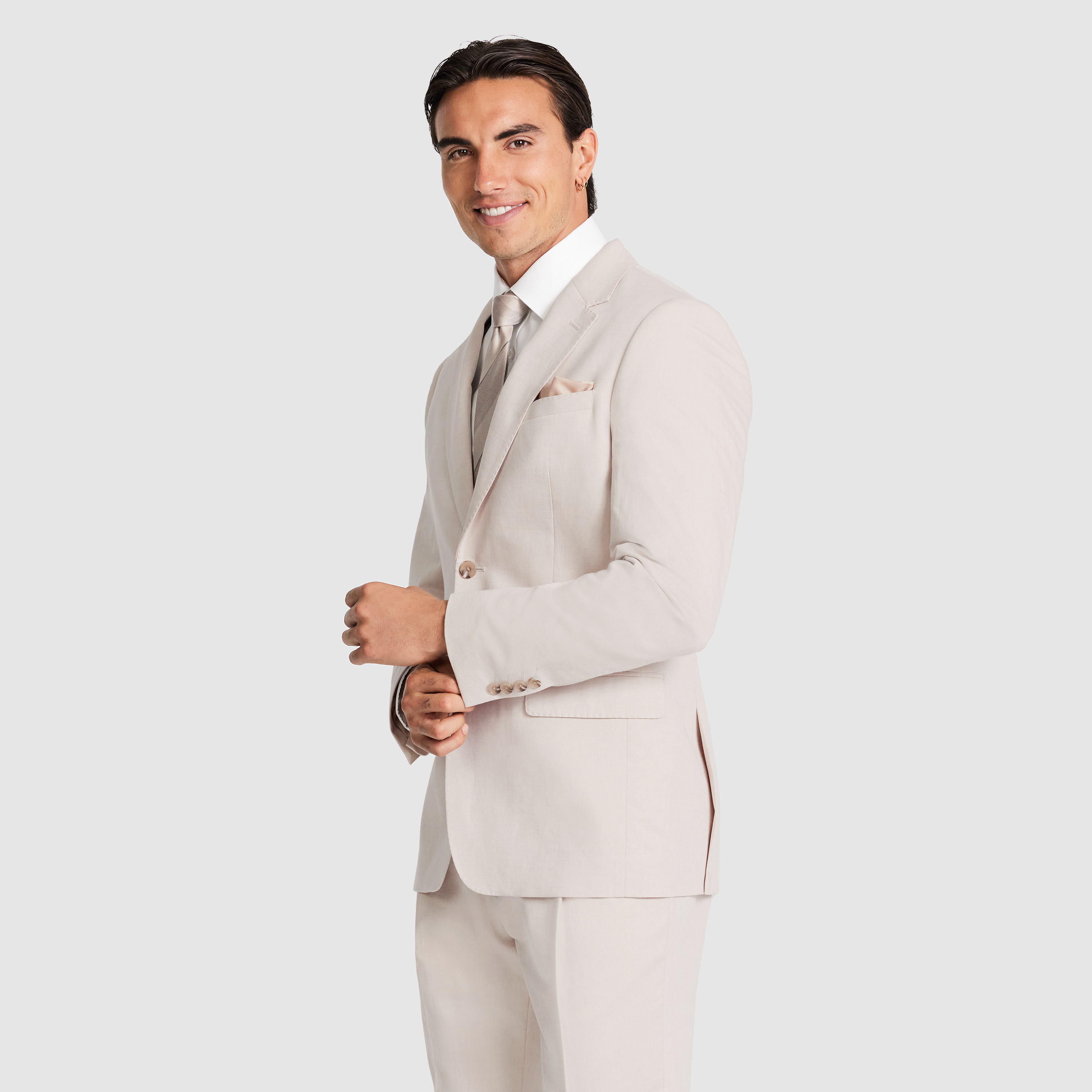 Jaeden Slim Linen Suit Jacket