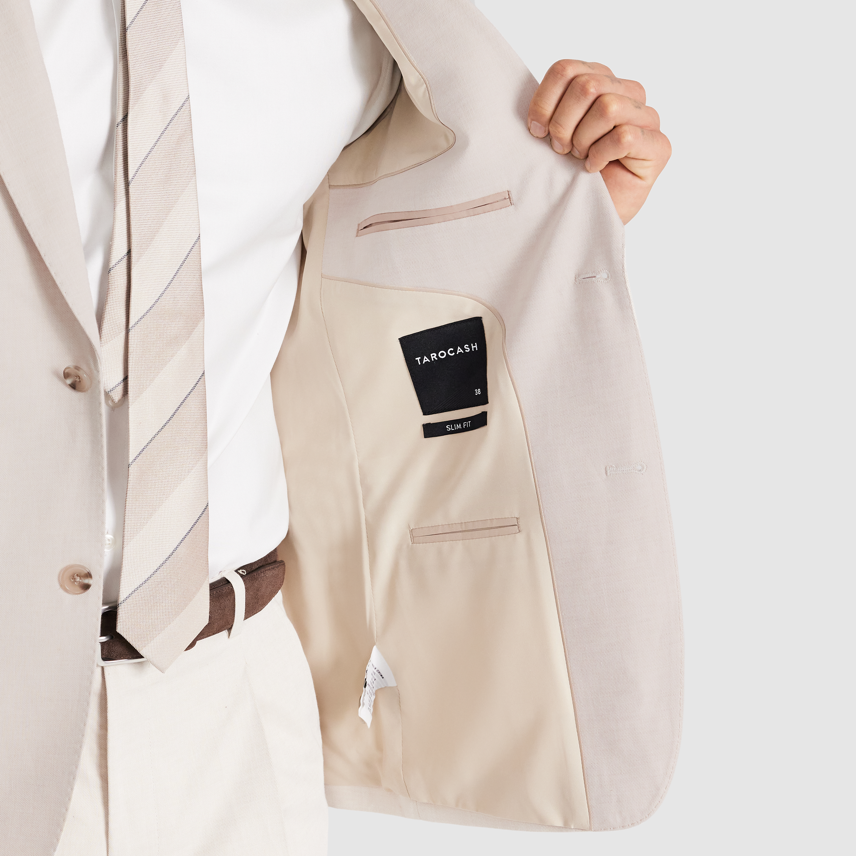 Jaeden Slim Linen Suit Jacket