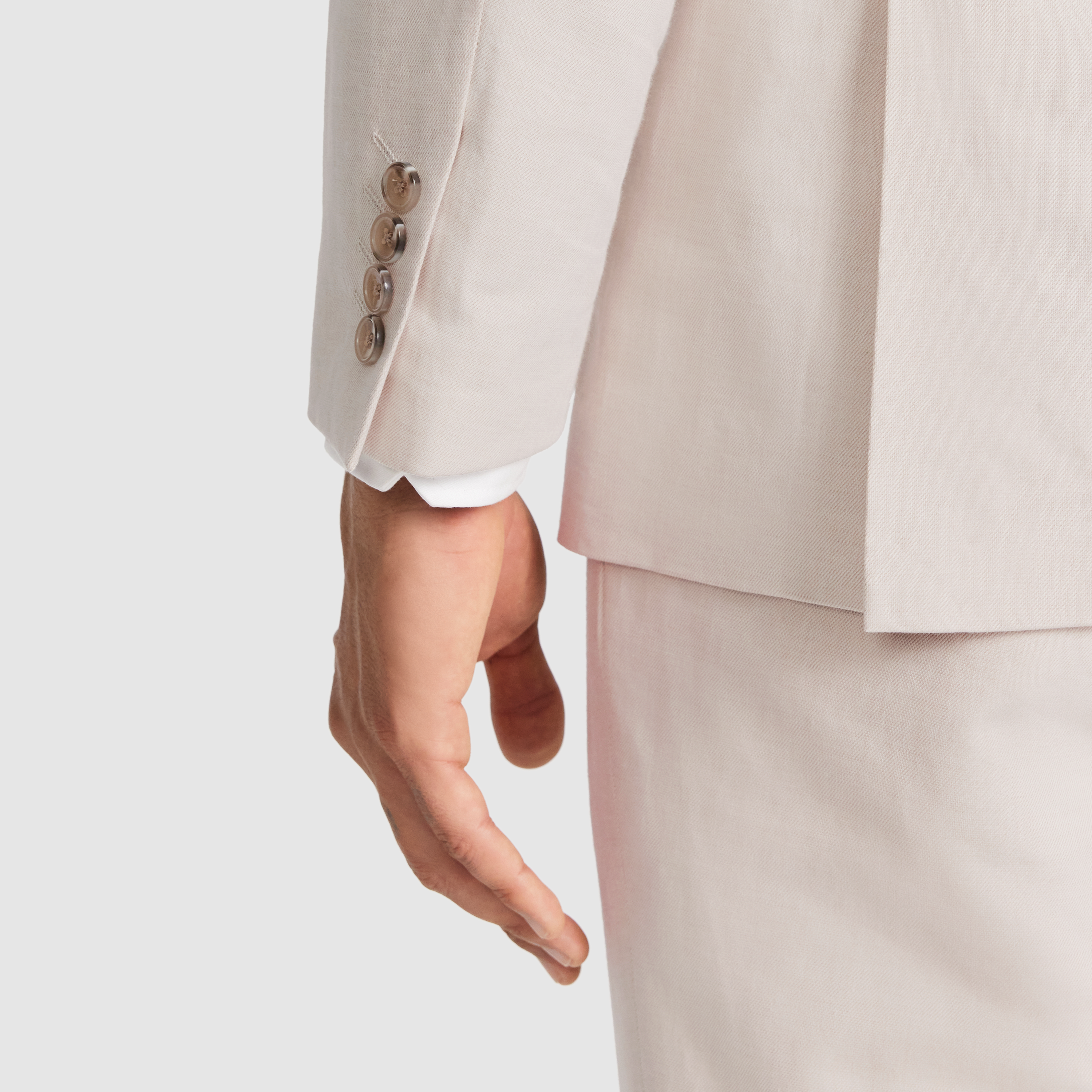 Jaeden Slim Linen Suit Jacket