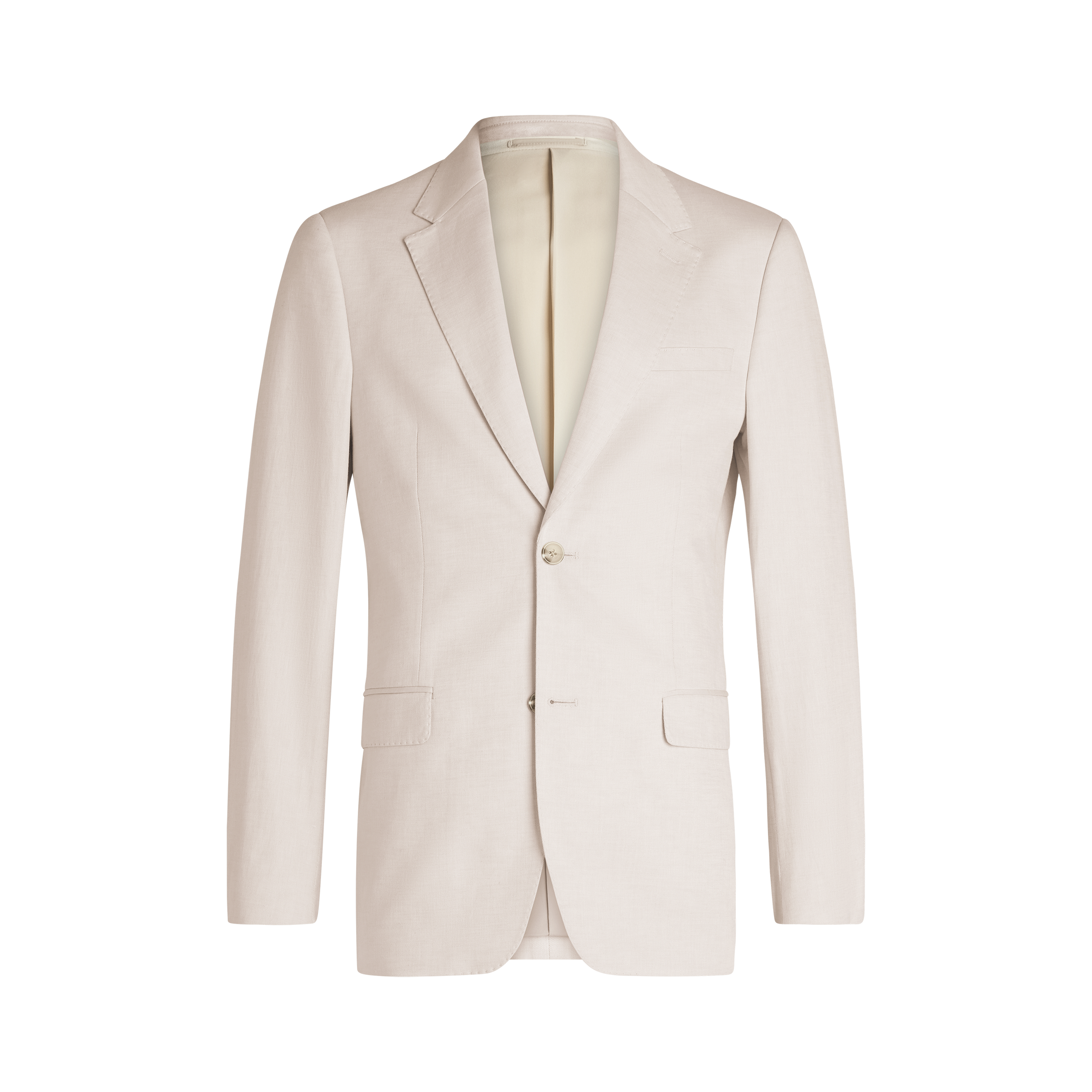  Natural Jaeden Slim Linen Suit