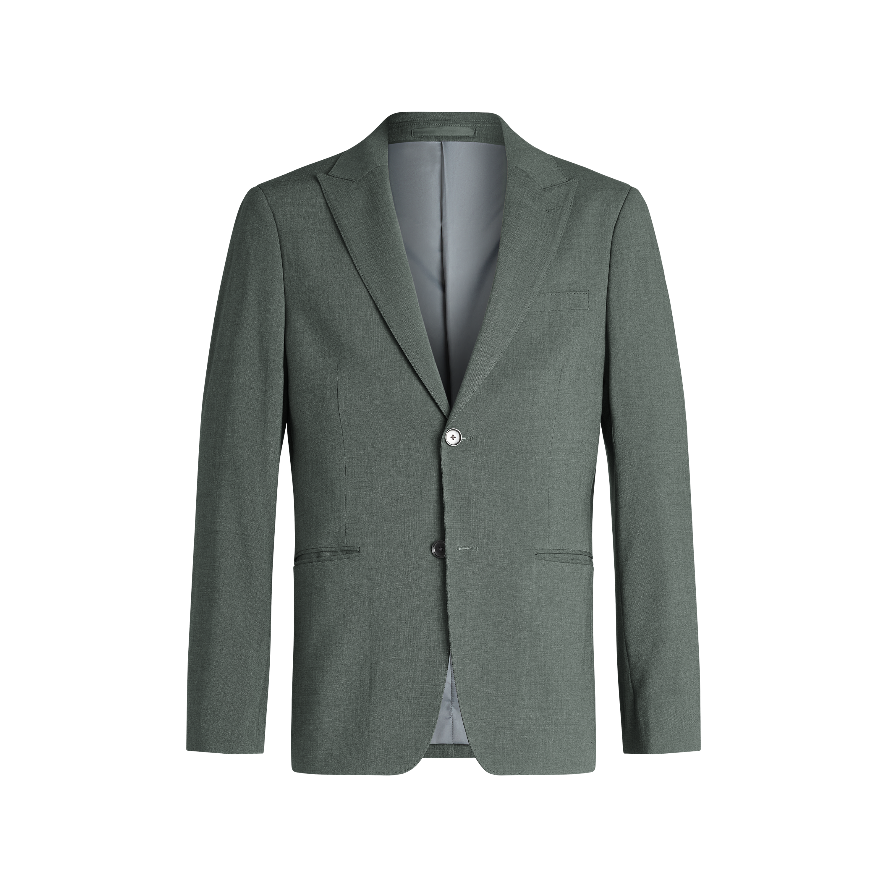 Mid Green Eli Slim Suit Jacket