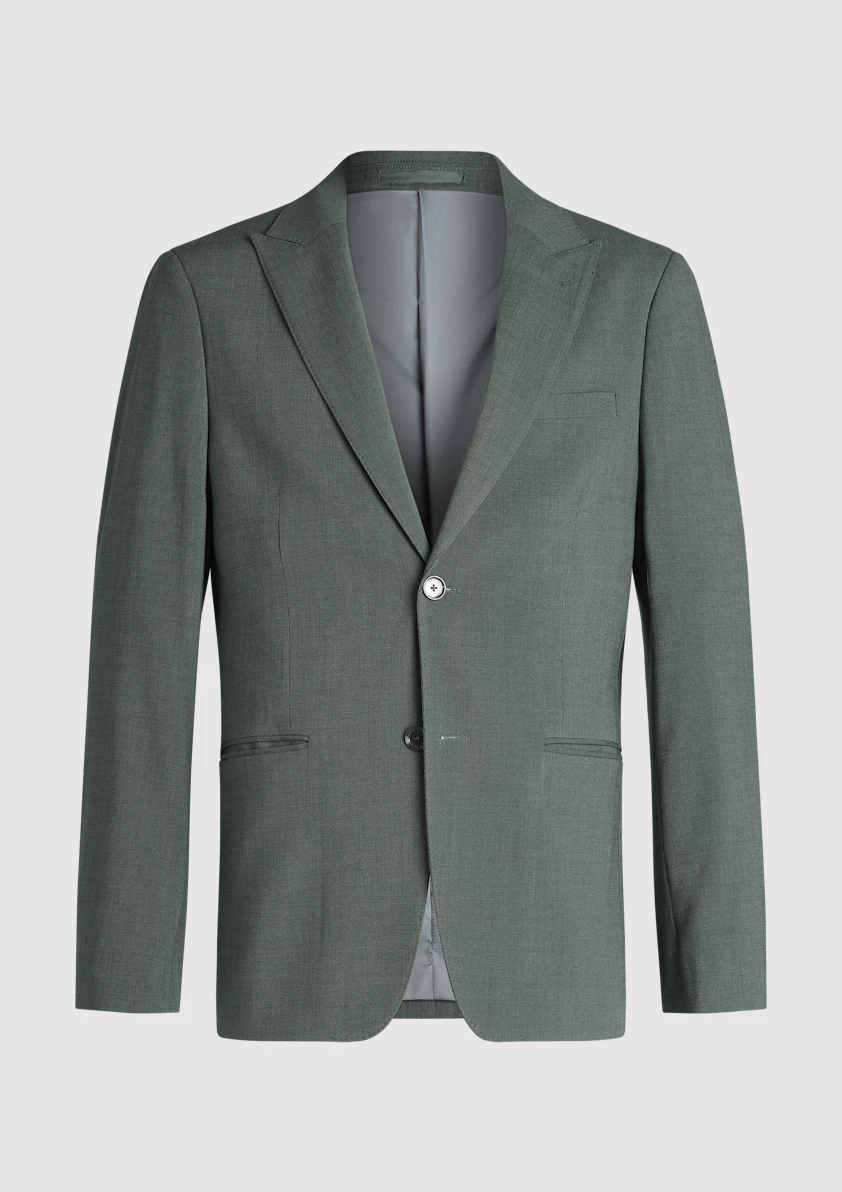 Mid Green Eli Slim Suit Jacket