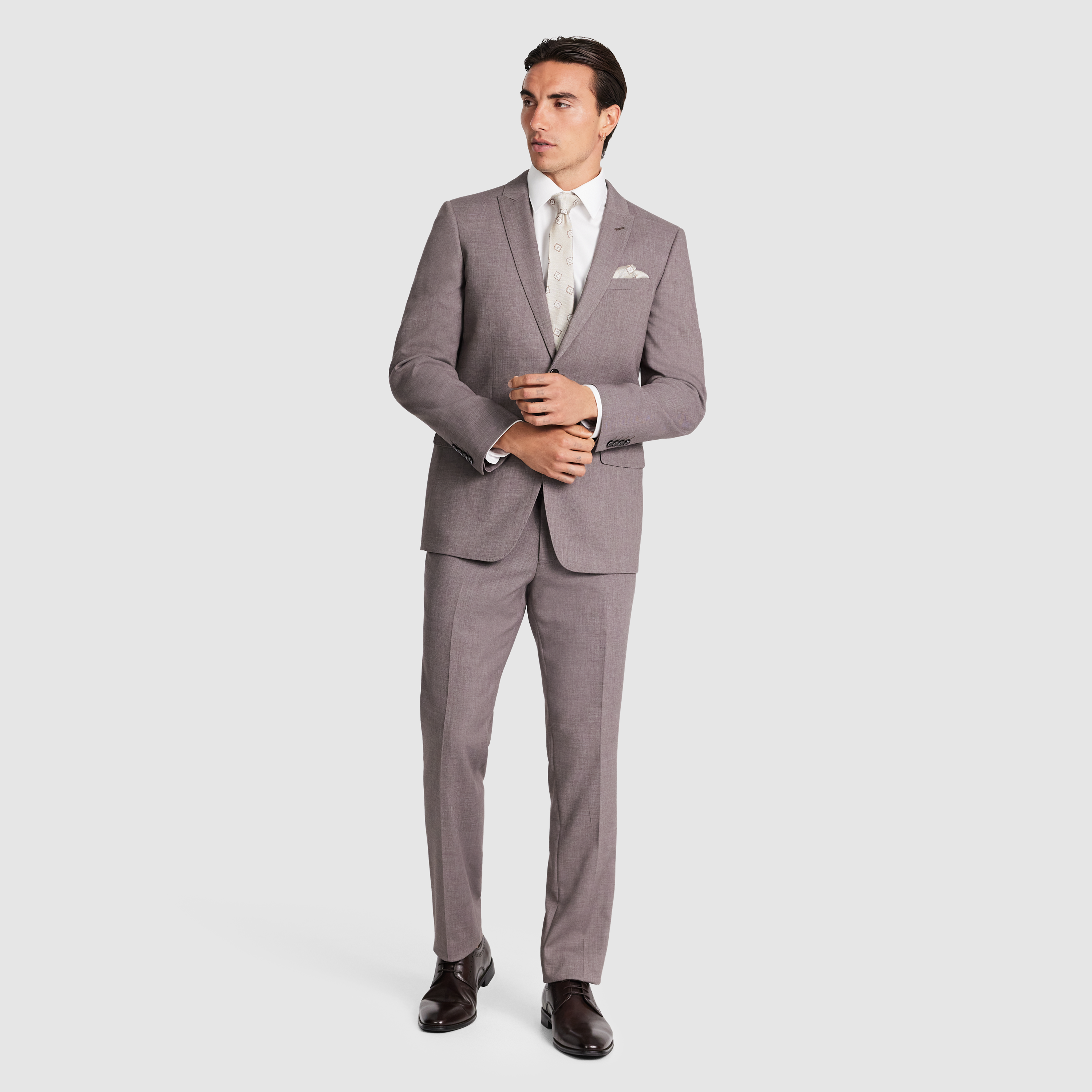 Taupe Tilford Slim Suit