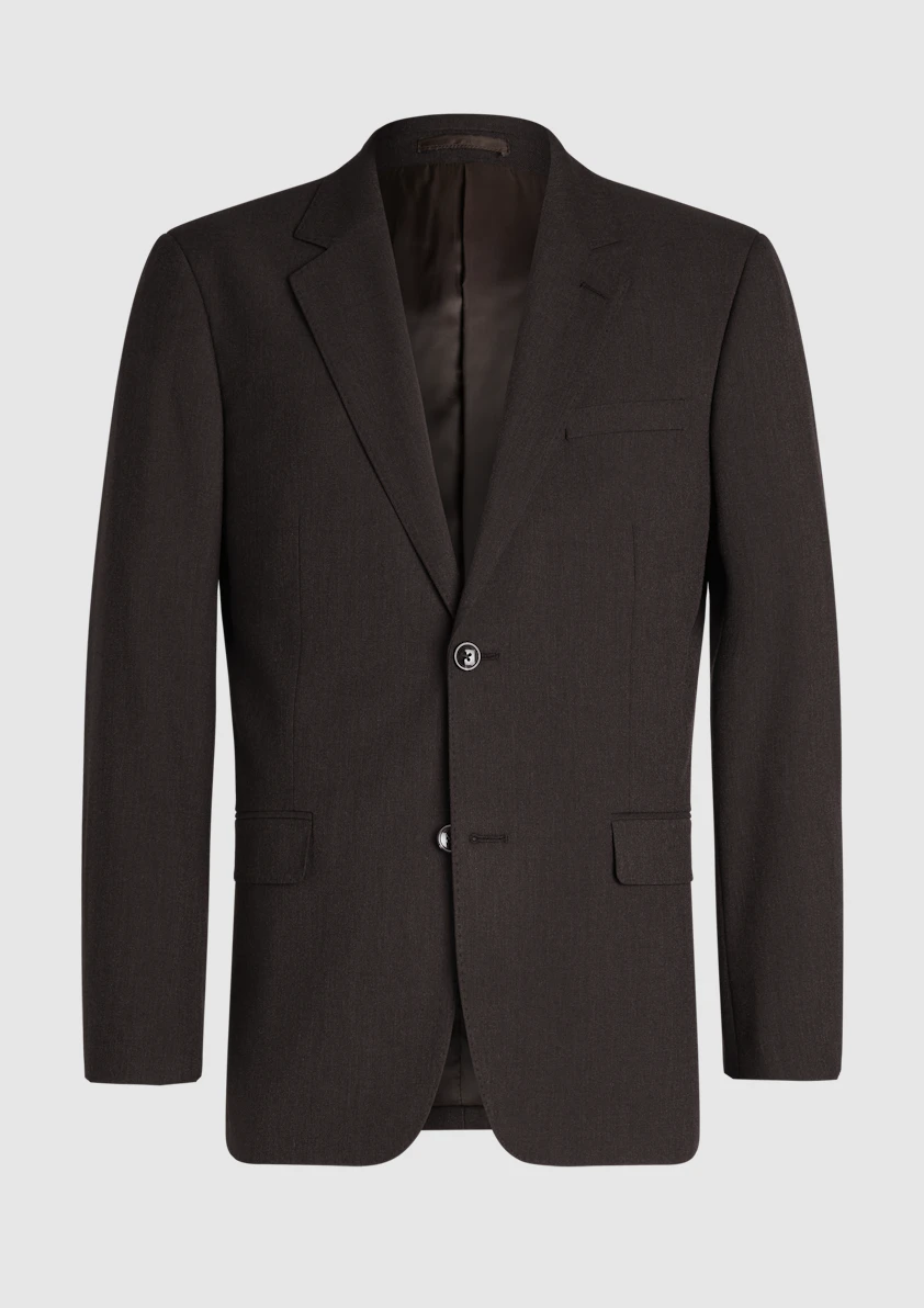 Chocolate Norris Slim Suit Jacket