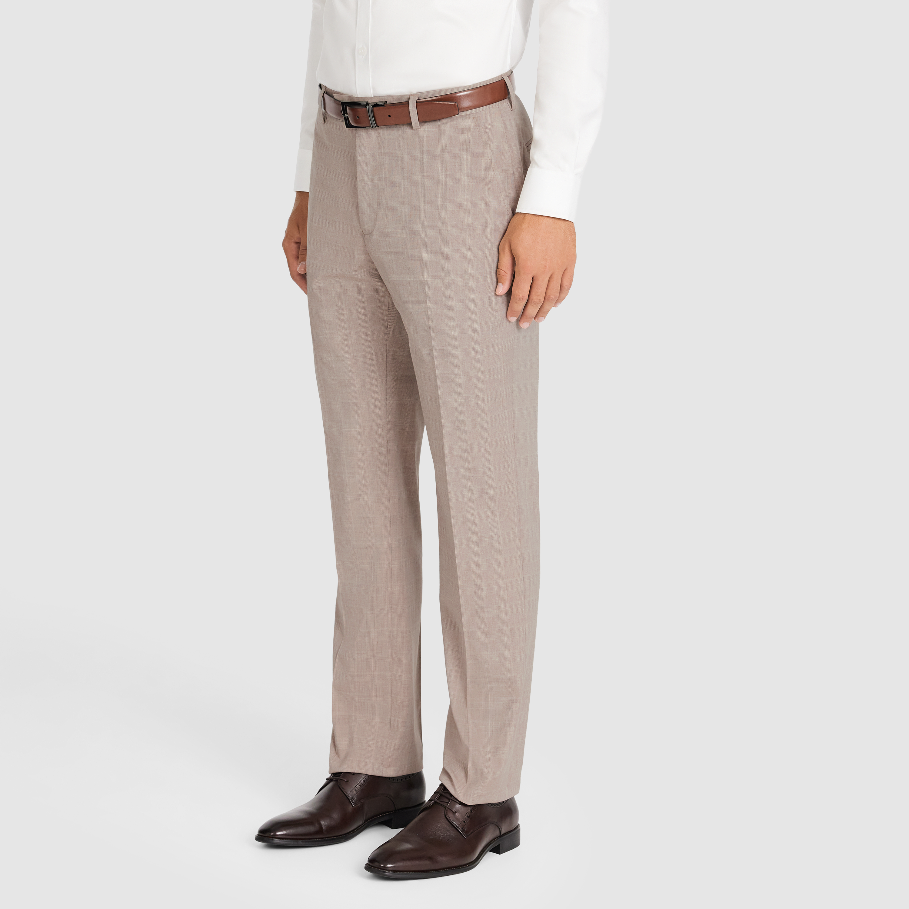  Natural Arden Regular Check Suit