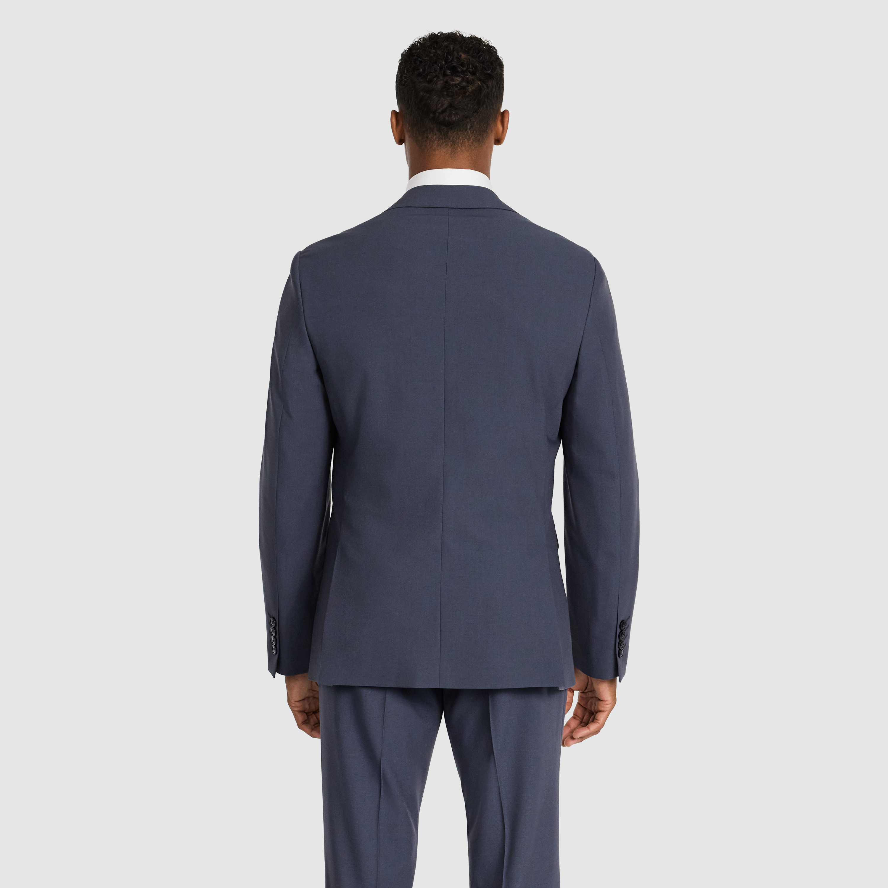 Steel Blue Rhyce Suit Jacket