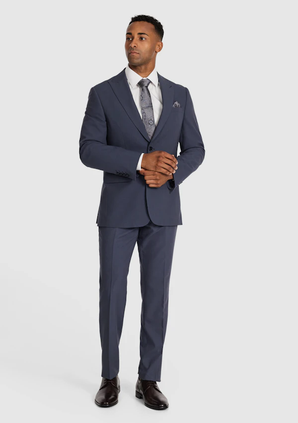 Steel Blue Rhyce Regular Suit