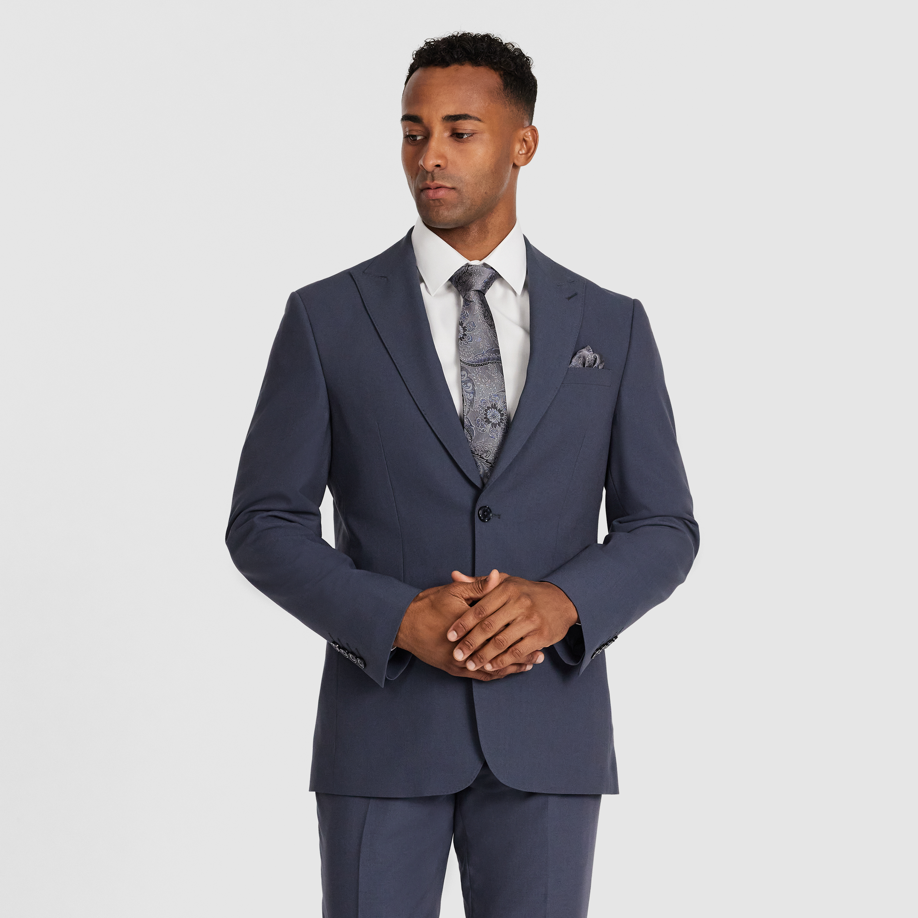  Steel Blue Rhyce Regular Suit
