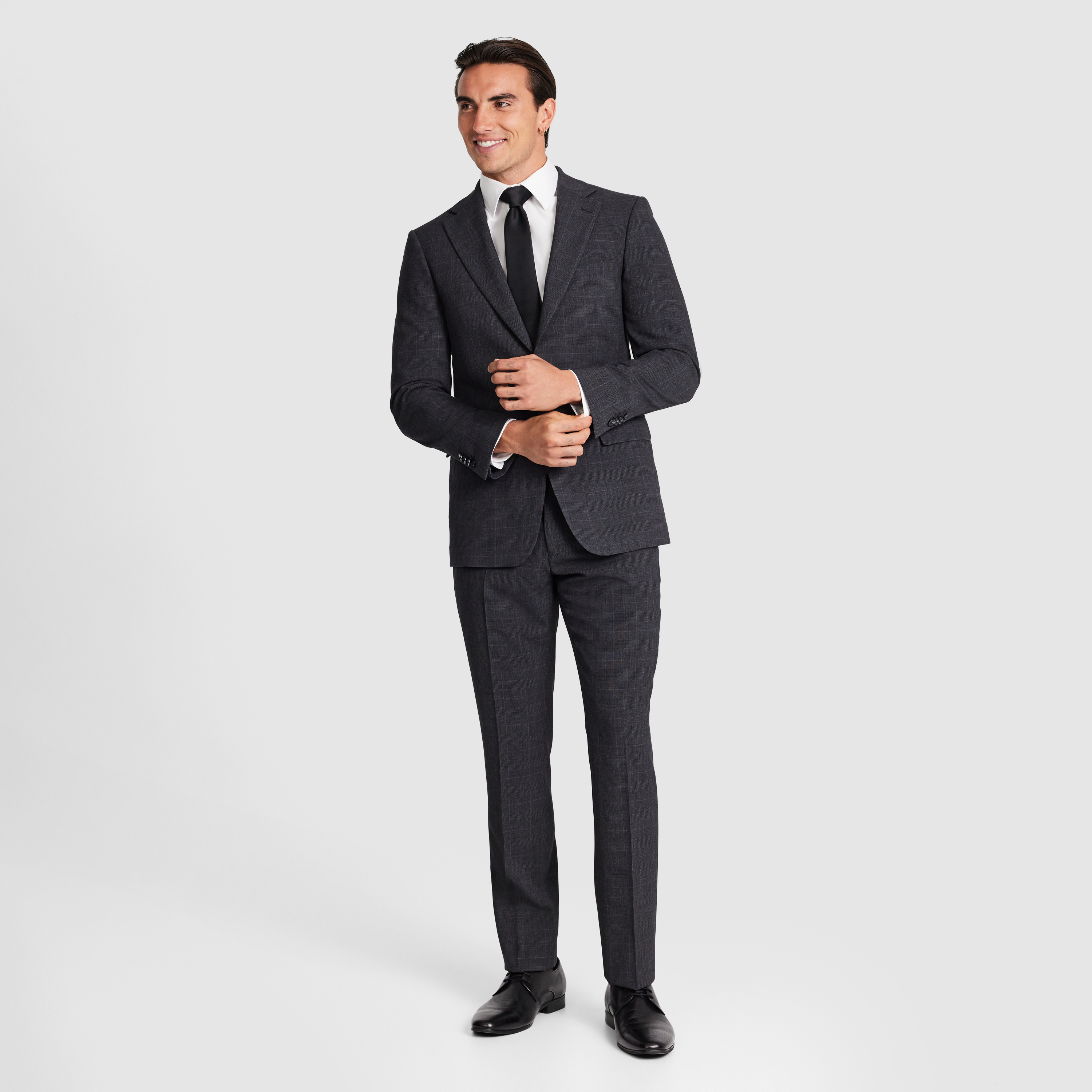 Lev Slim Check Suit Jacket