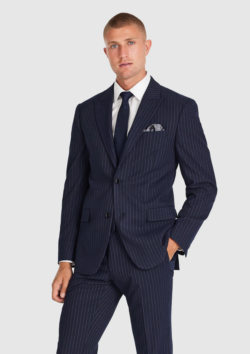 Valor Pinstripe Suit Jacket