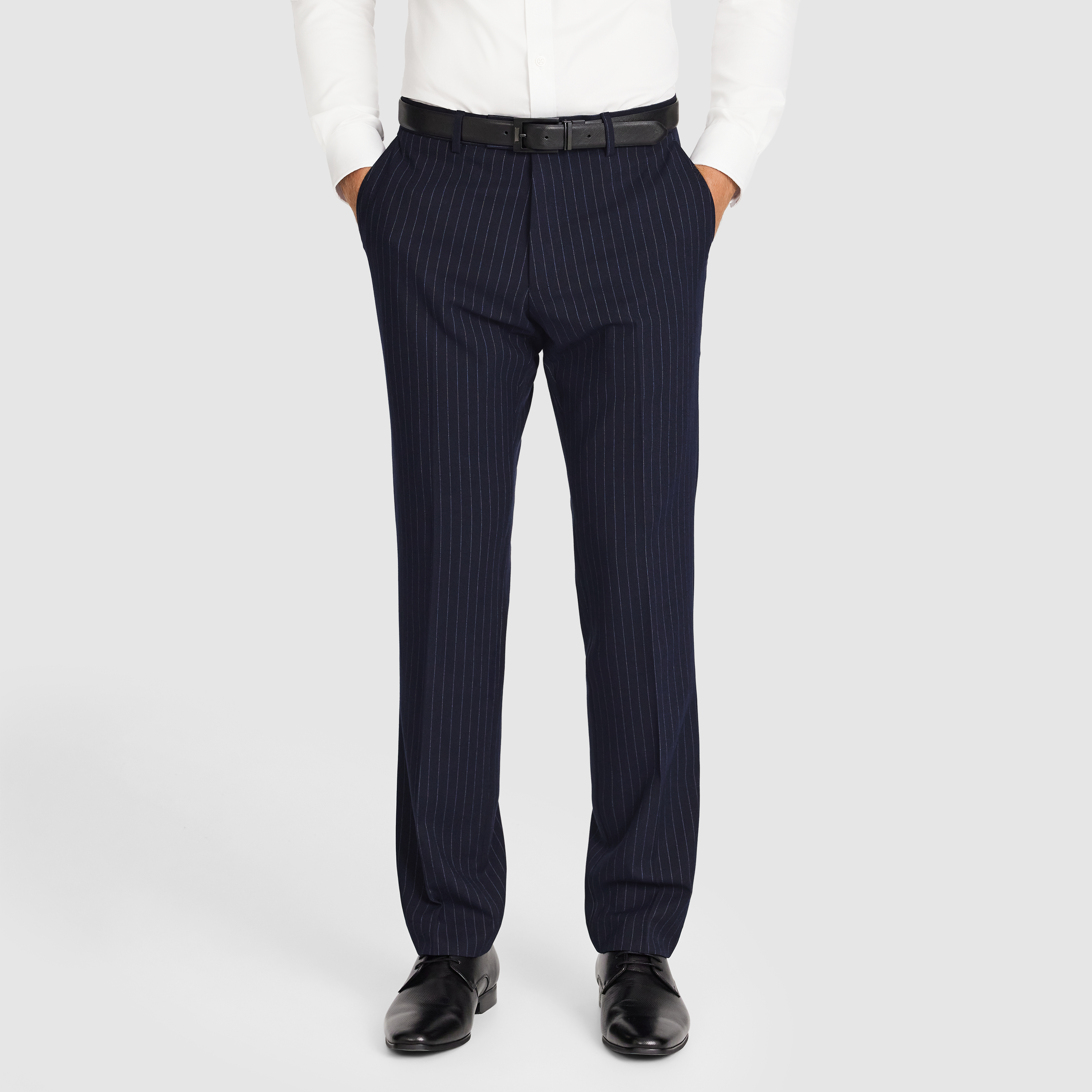  Navy Valor Regular Pinstripe Suit