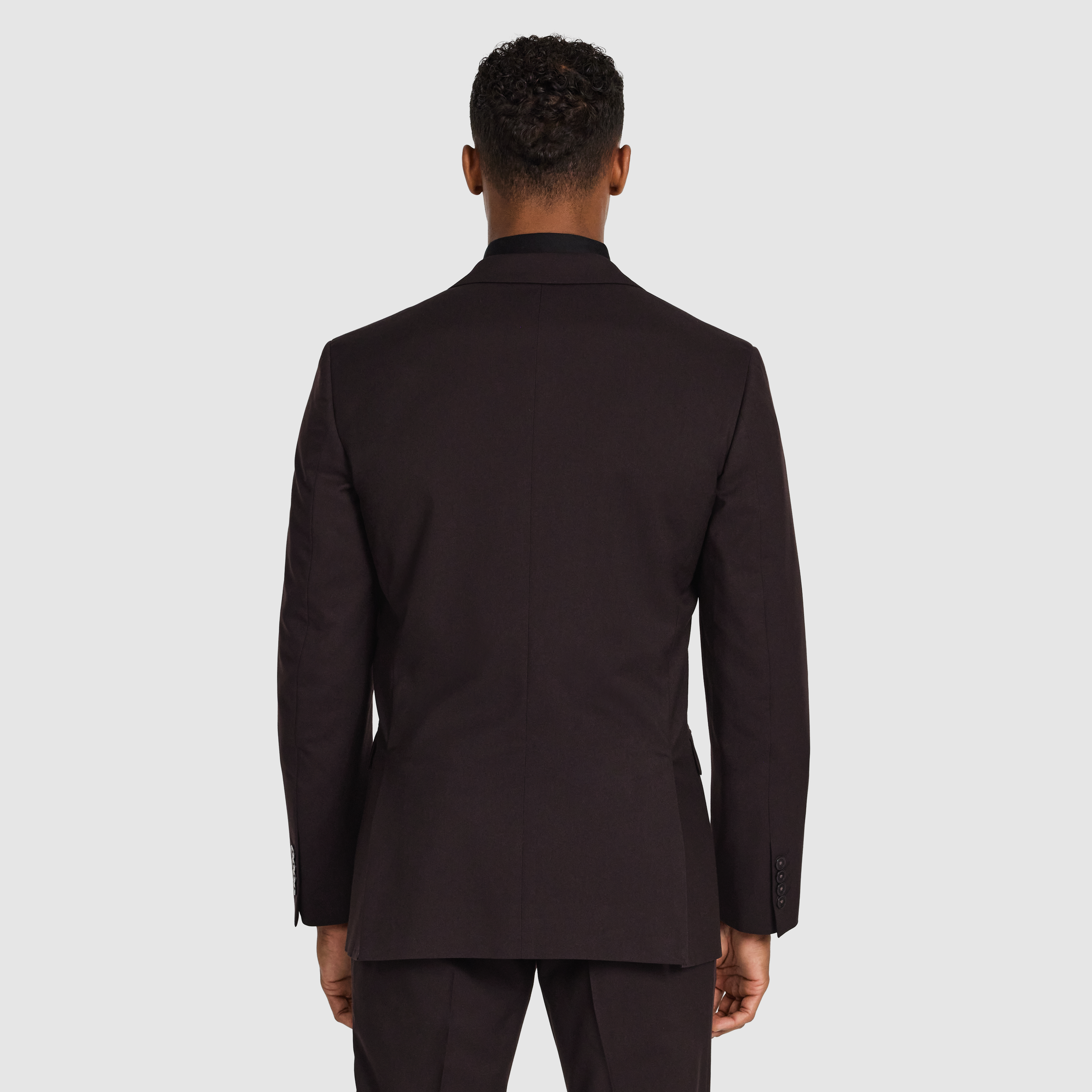 Burgundy Forge Slim Suit Jacket