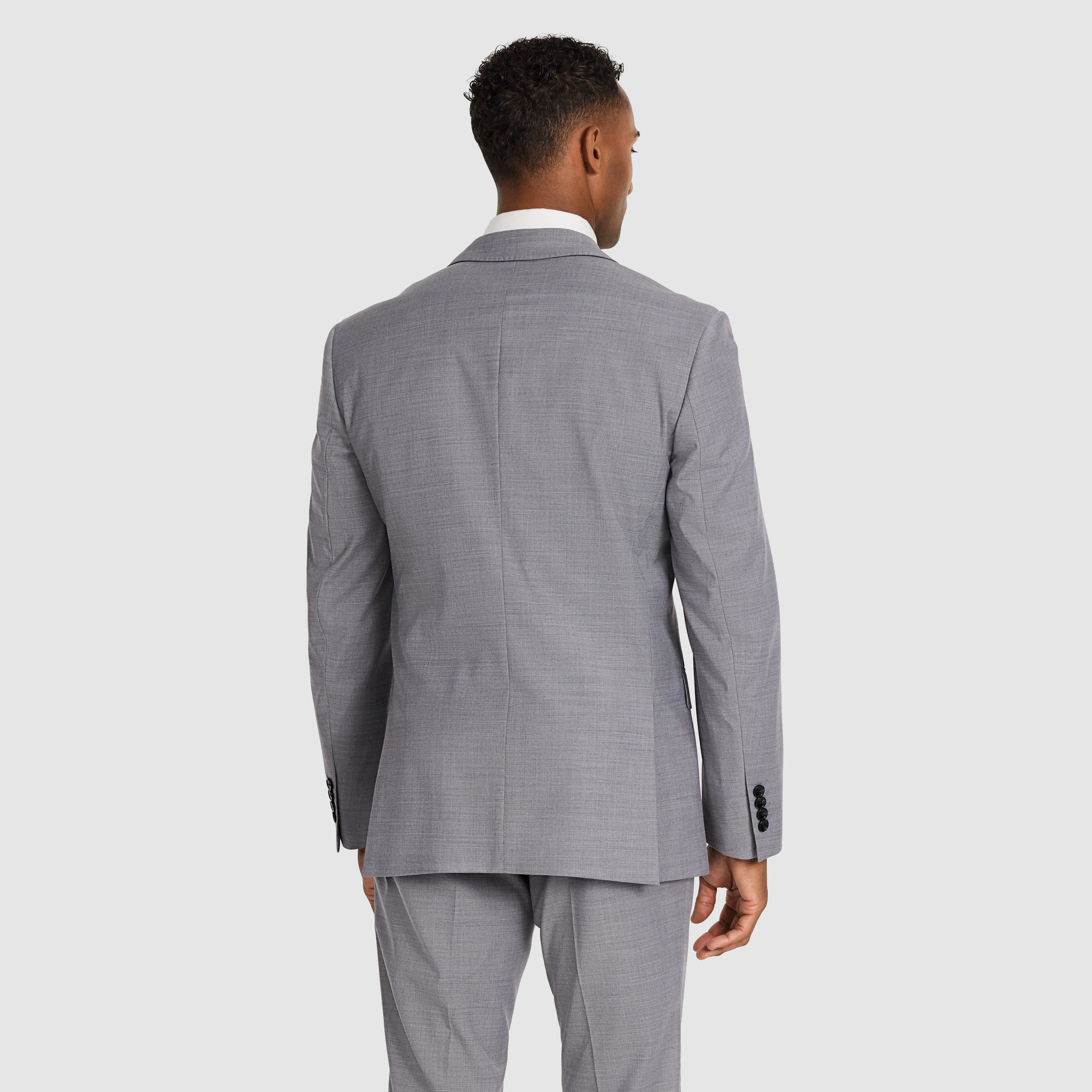  Mid Grey Knight Regular Wool Suit