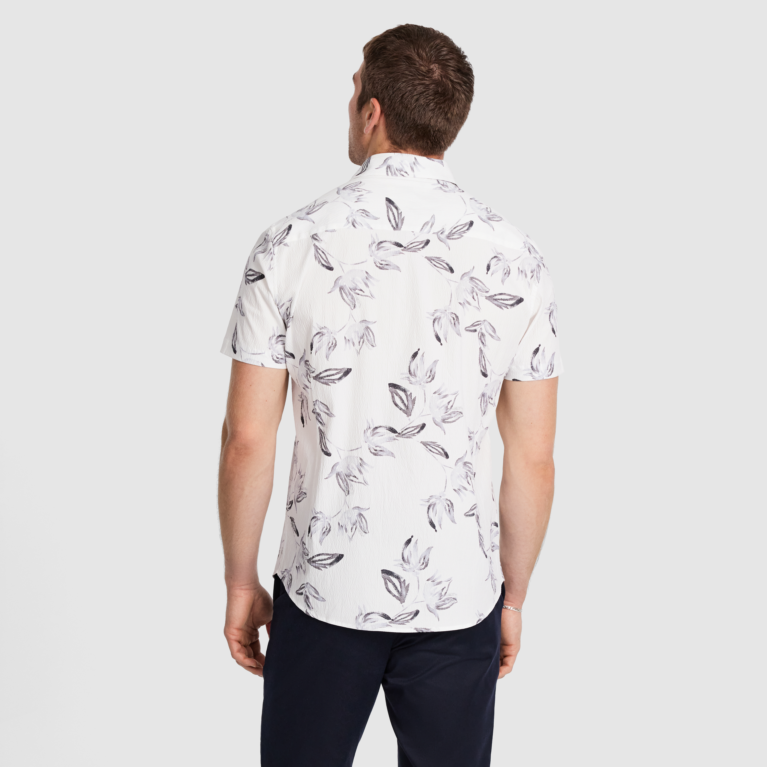 Santal Textured Floral Shirt