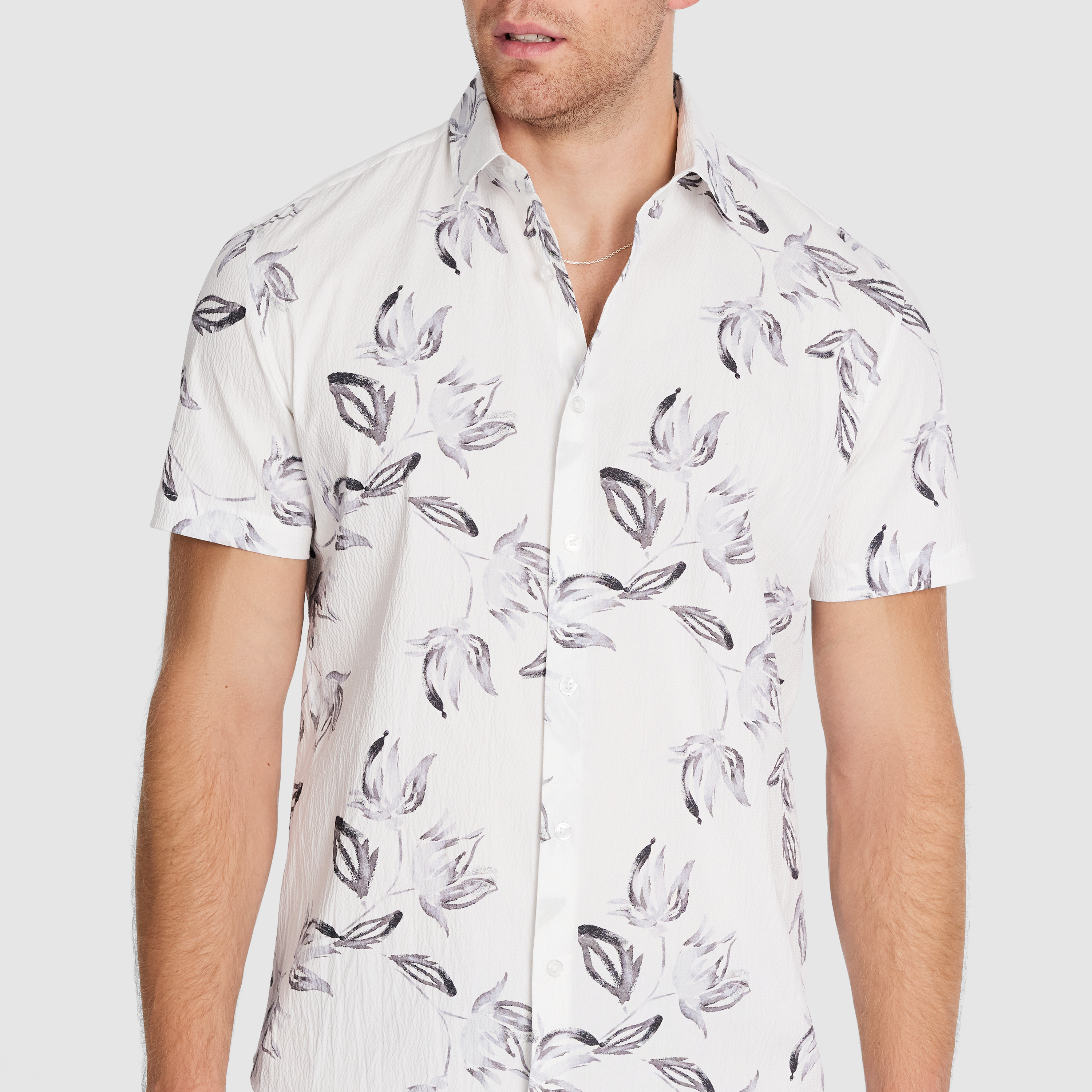 Santal Textured Floral Shirt