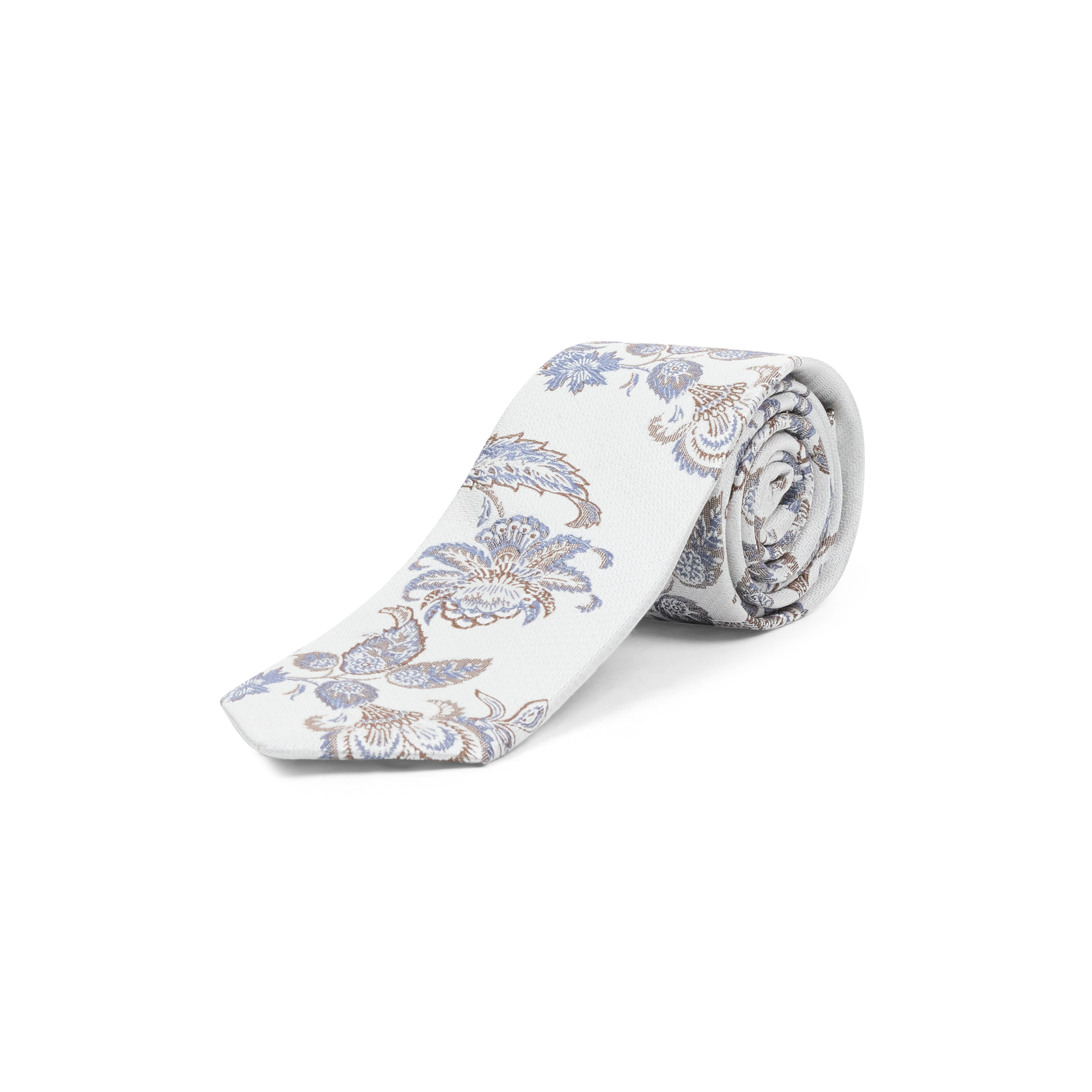 Fiennes Floral Silk Tie