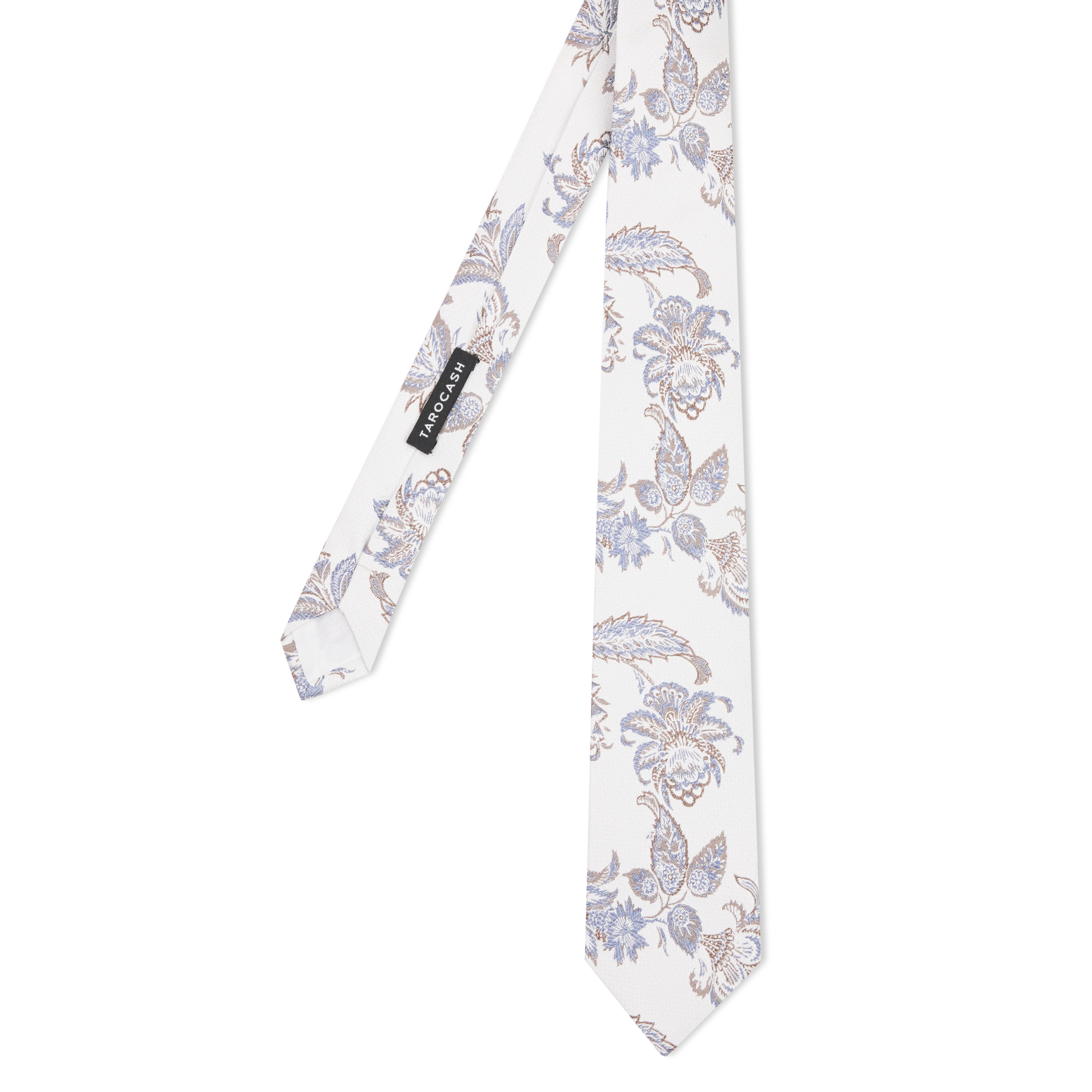 Fiennes Floral Silk Tie