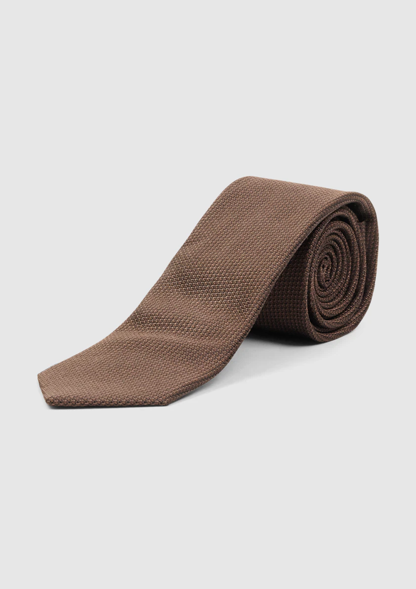 Norfolk Texture Silk Tie