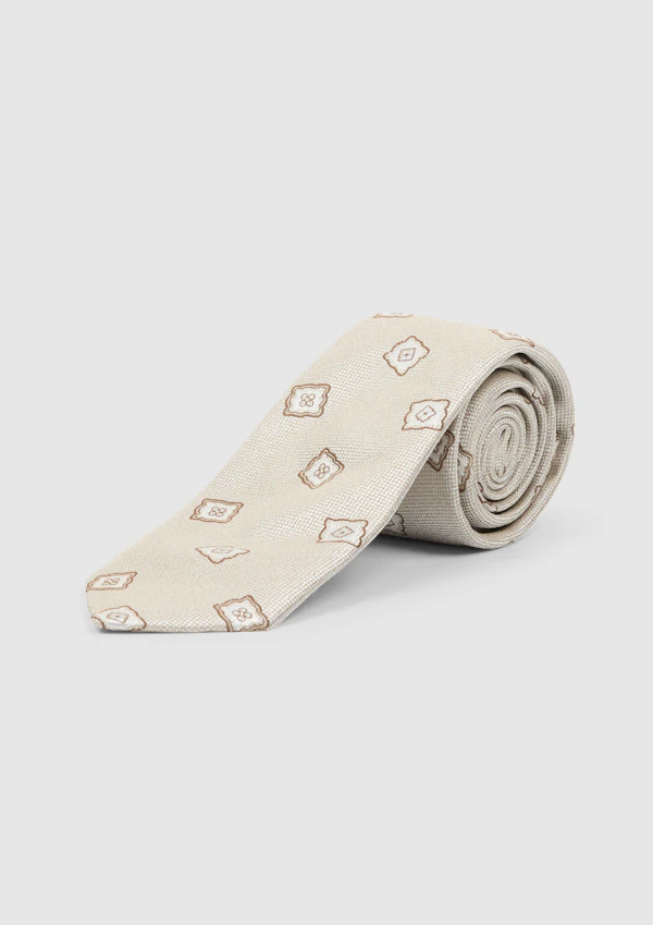 Gilbey Geo Silk Tie