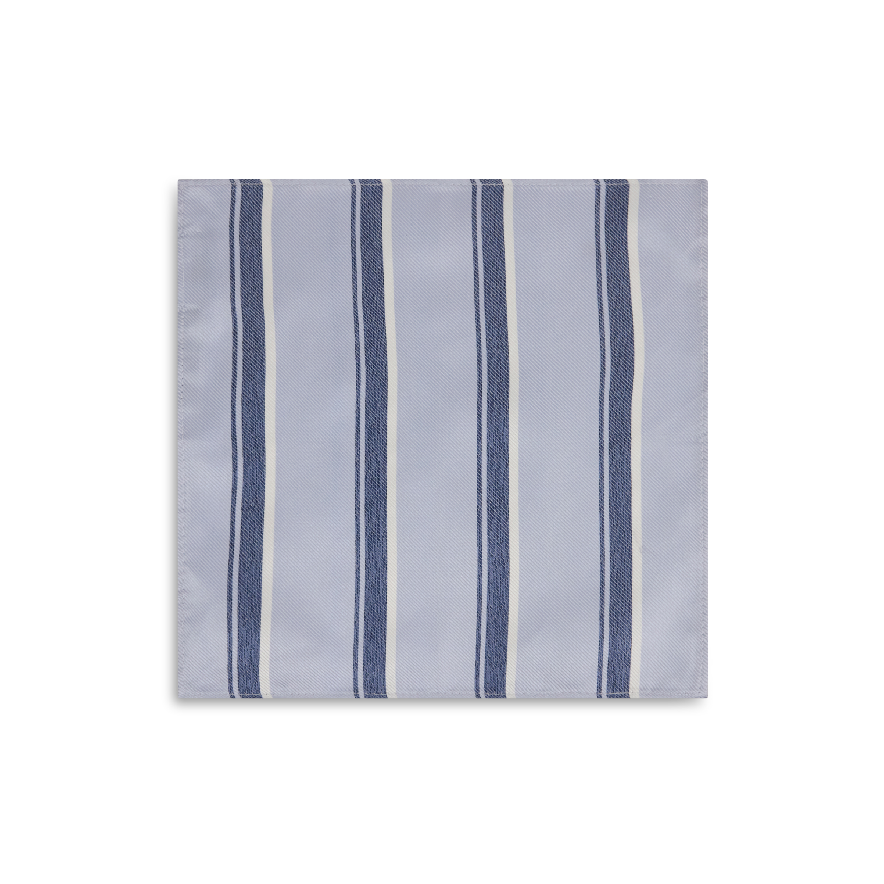 Light Blue Holland Stripe Pocket Square