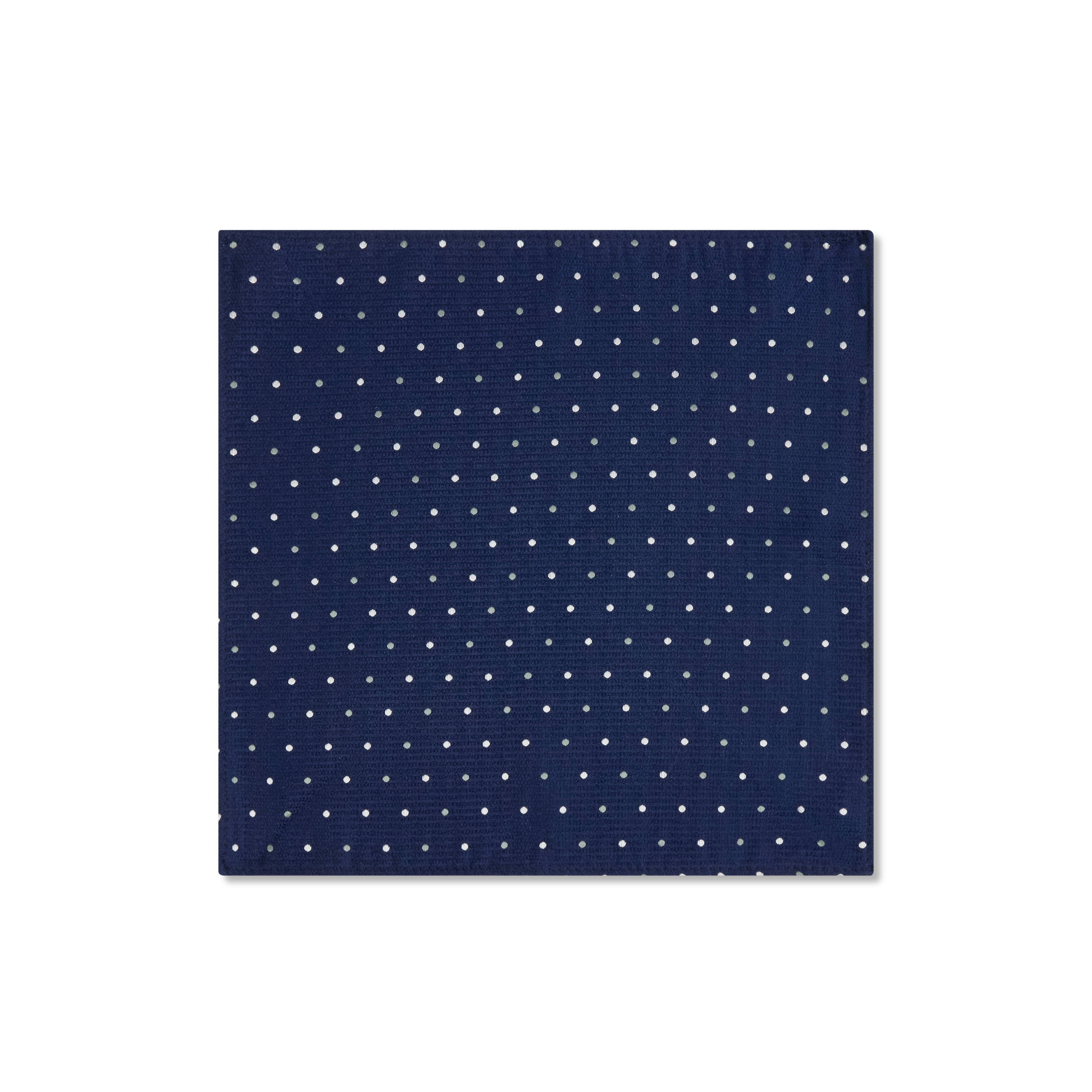 Navy Glenbrooke Silk Pocket Square