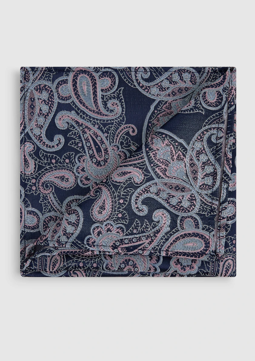 Oberon Paisley Pocket Square