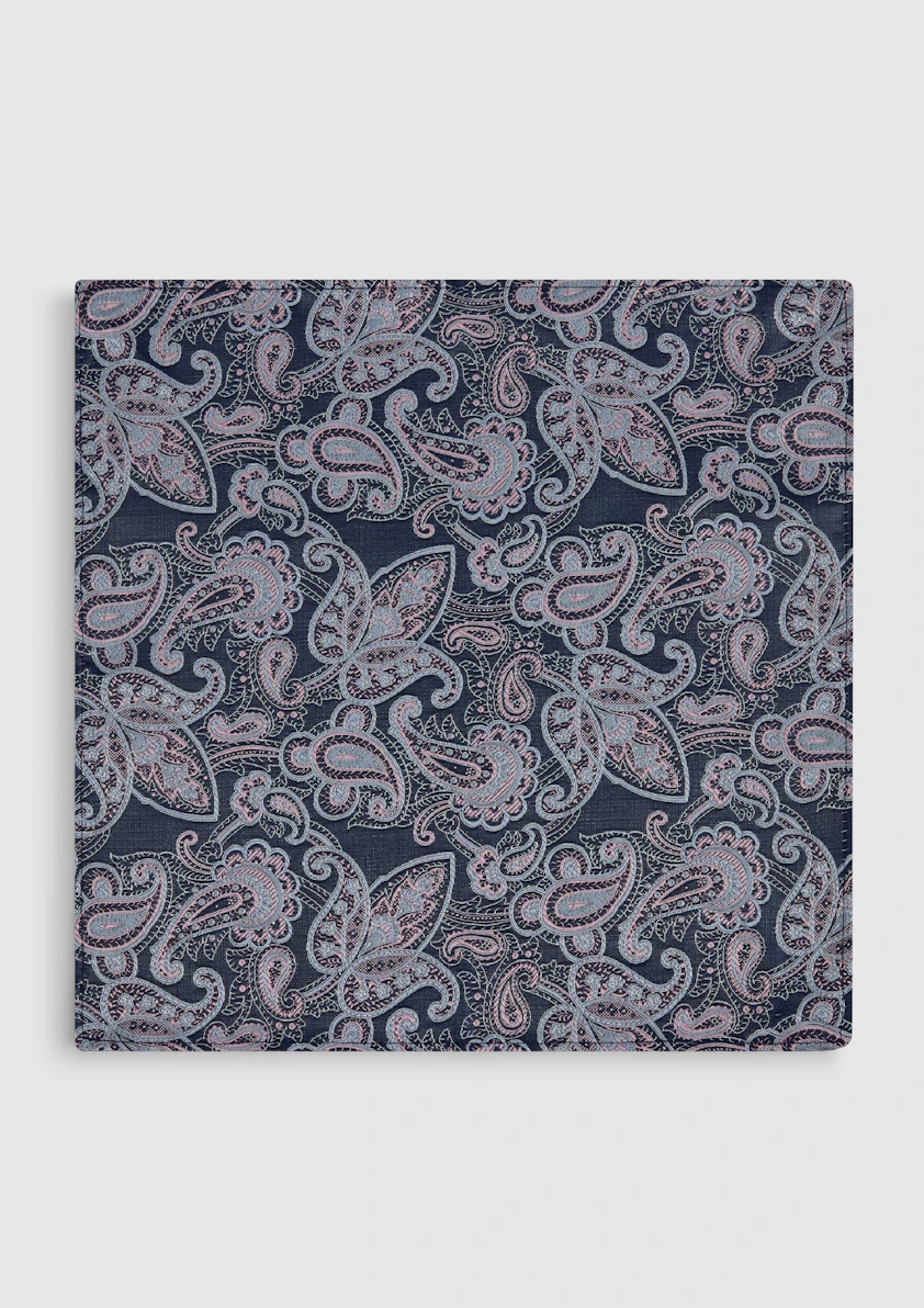 Oberon Paisley Pocket Square