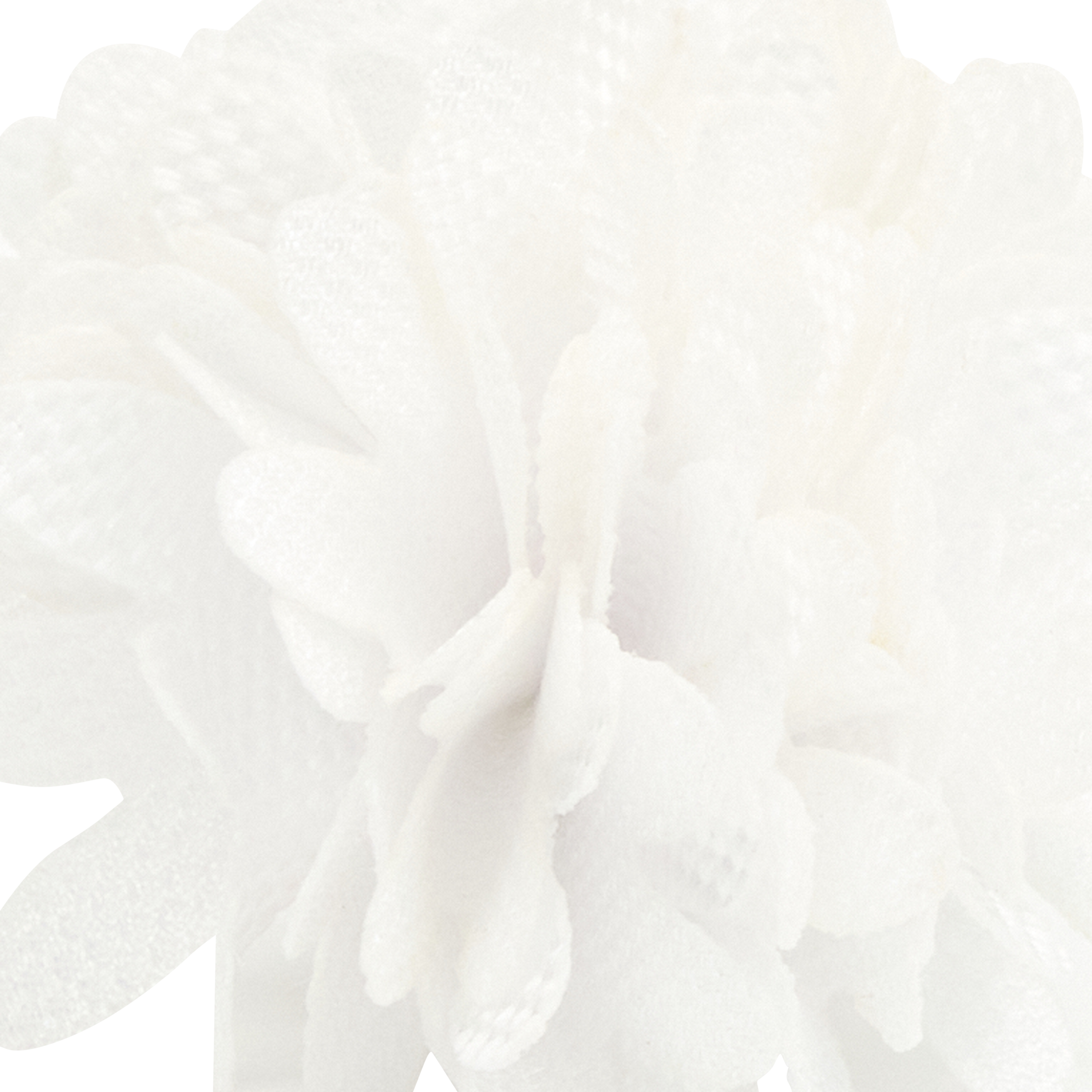 White Kellie Flower Lapel Pin