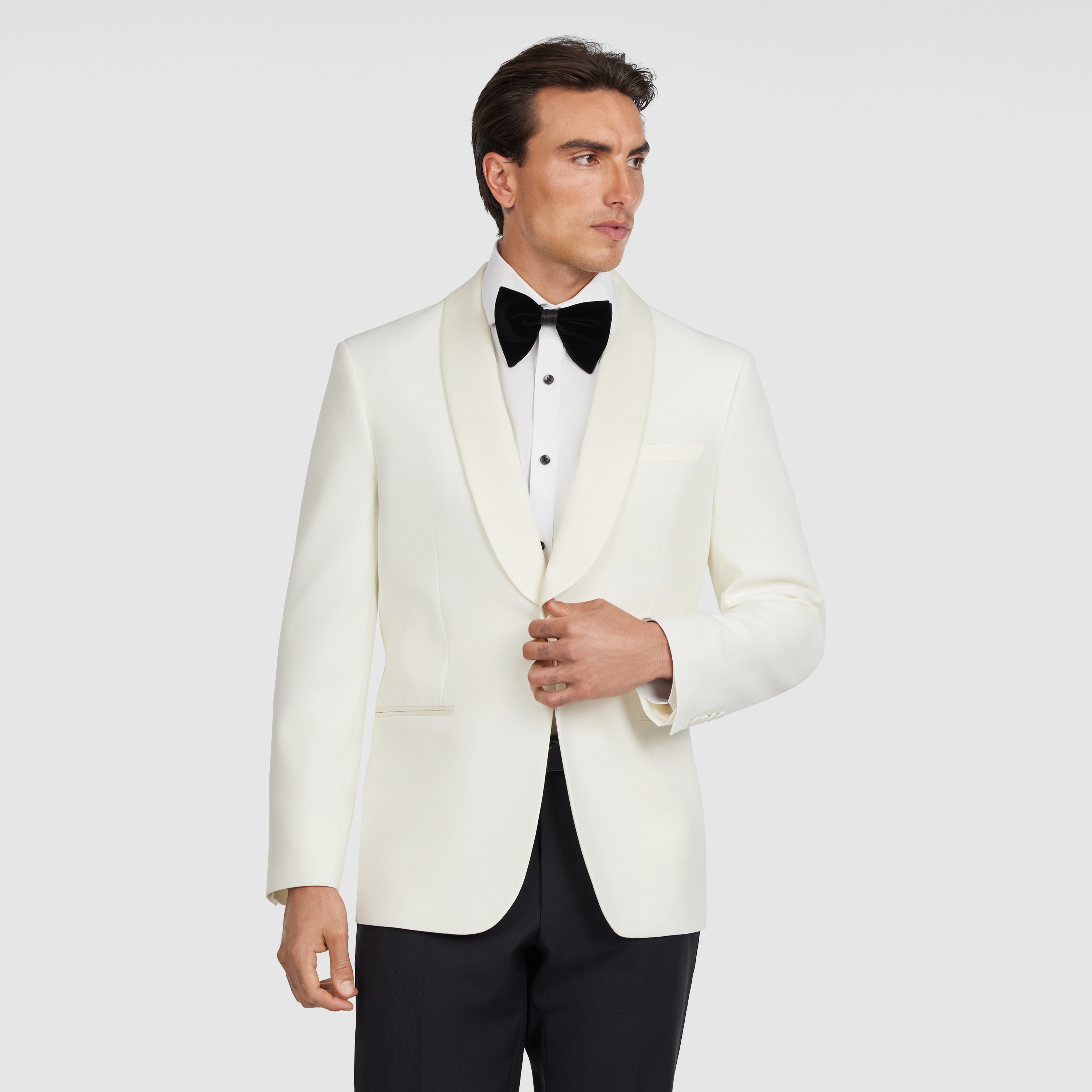Halo Wool Tuxedo Jacket