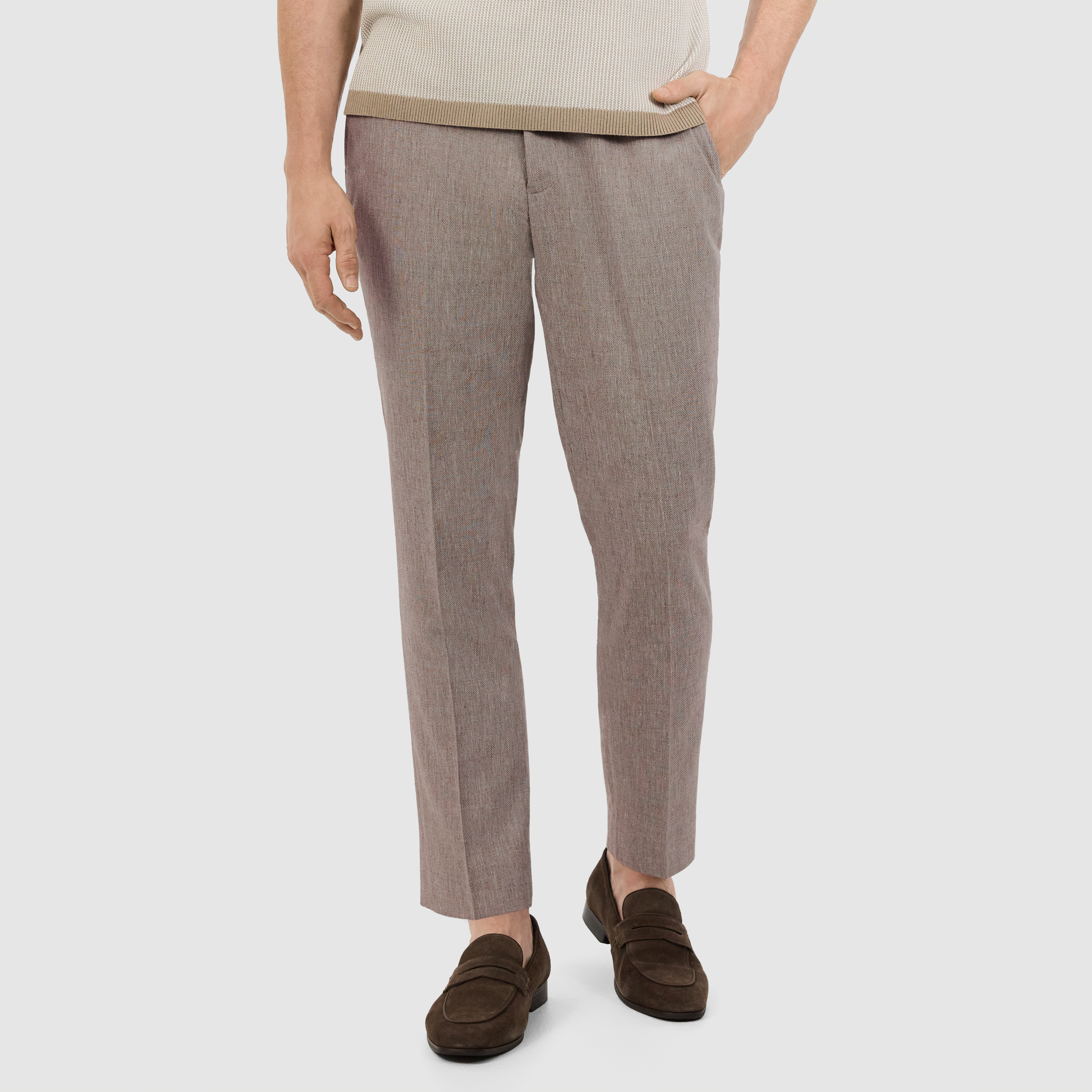  Natural Cove Stretch Linen Suit