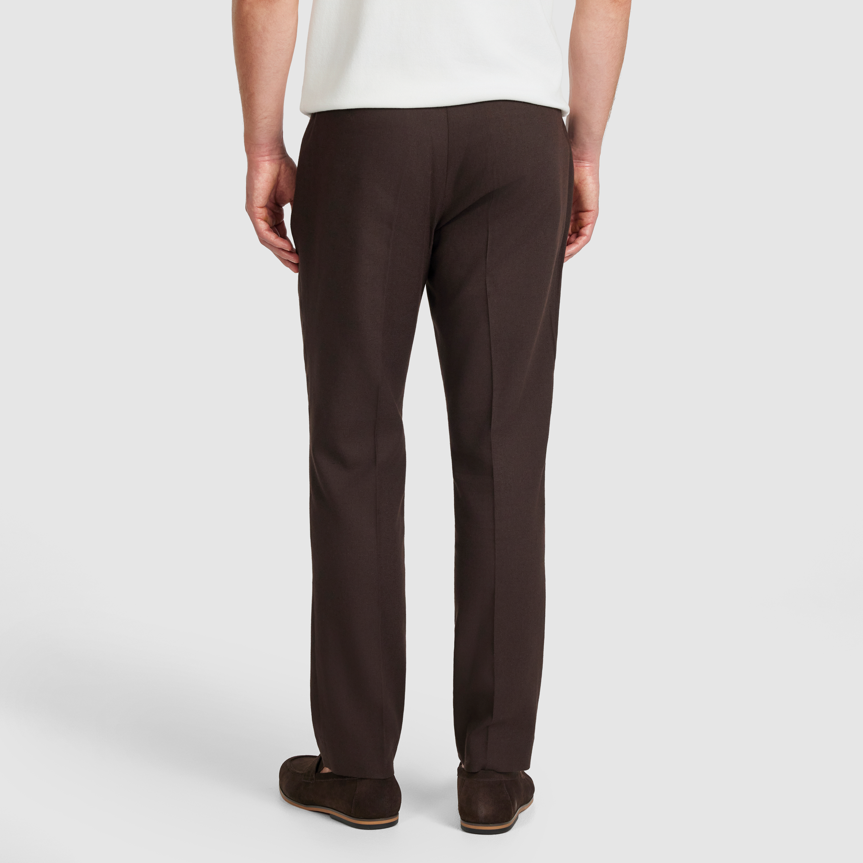  Chocolate Bayfield Stretch Linen Suit