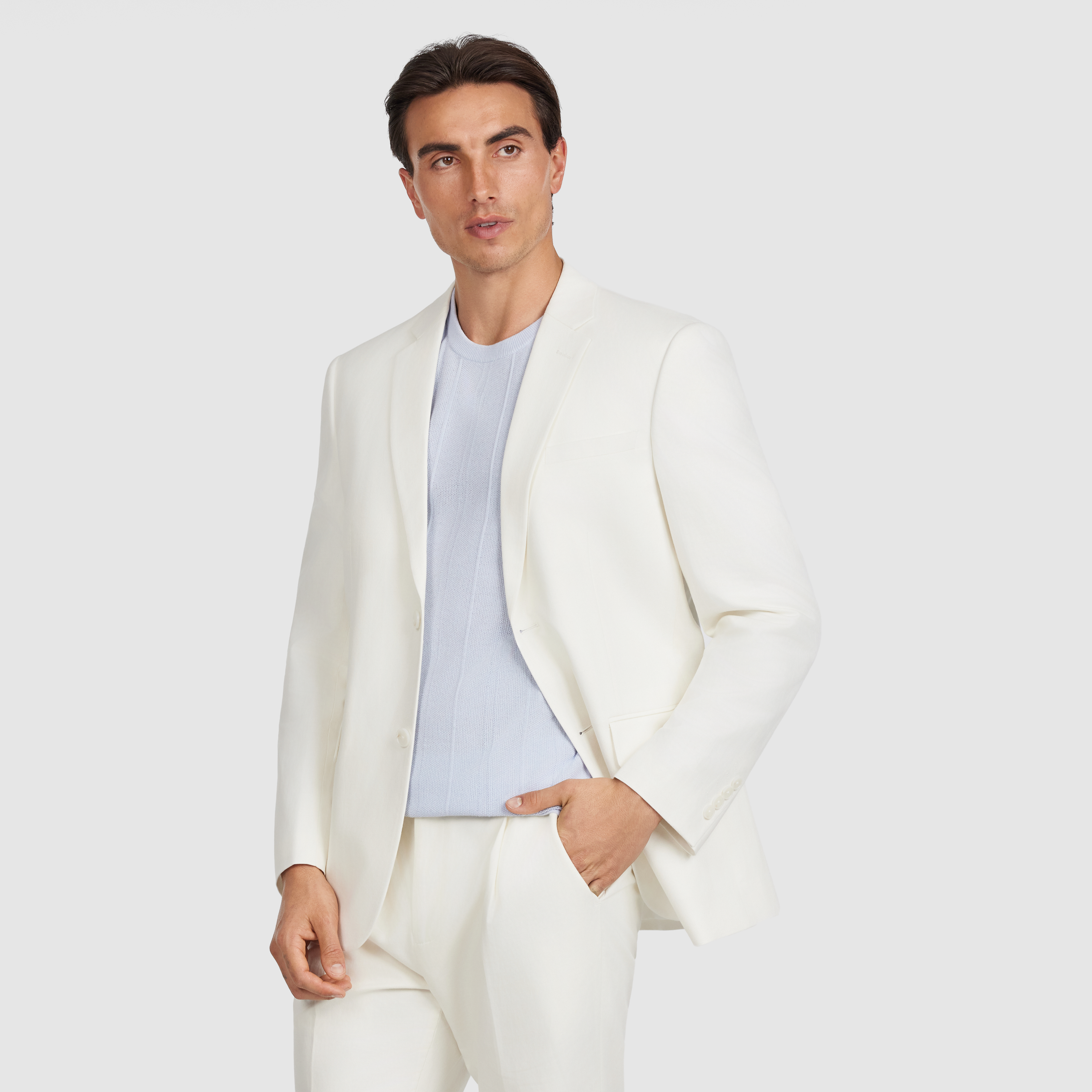 Lumina Linen Blend Blazer