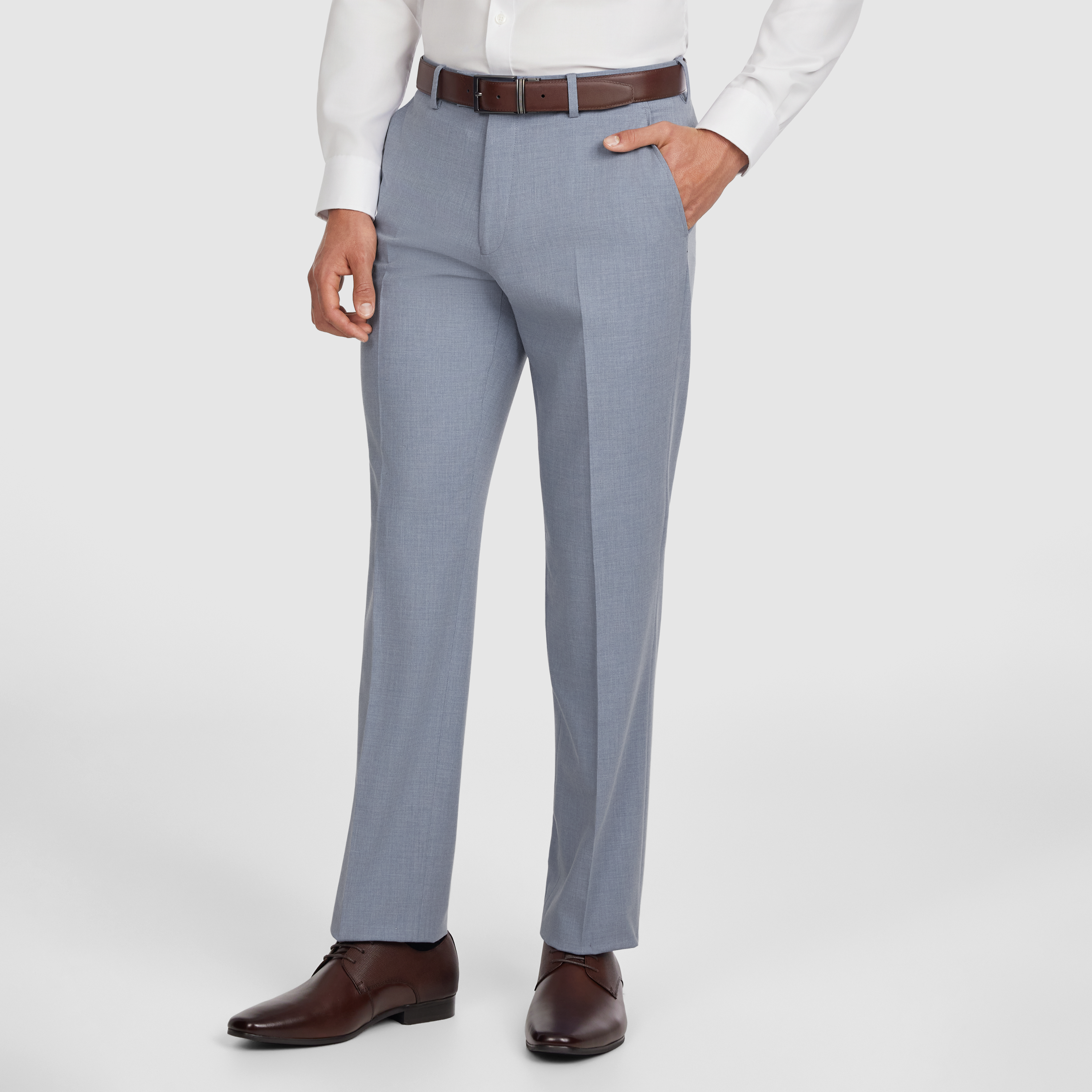 Light Blue Halston Pant