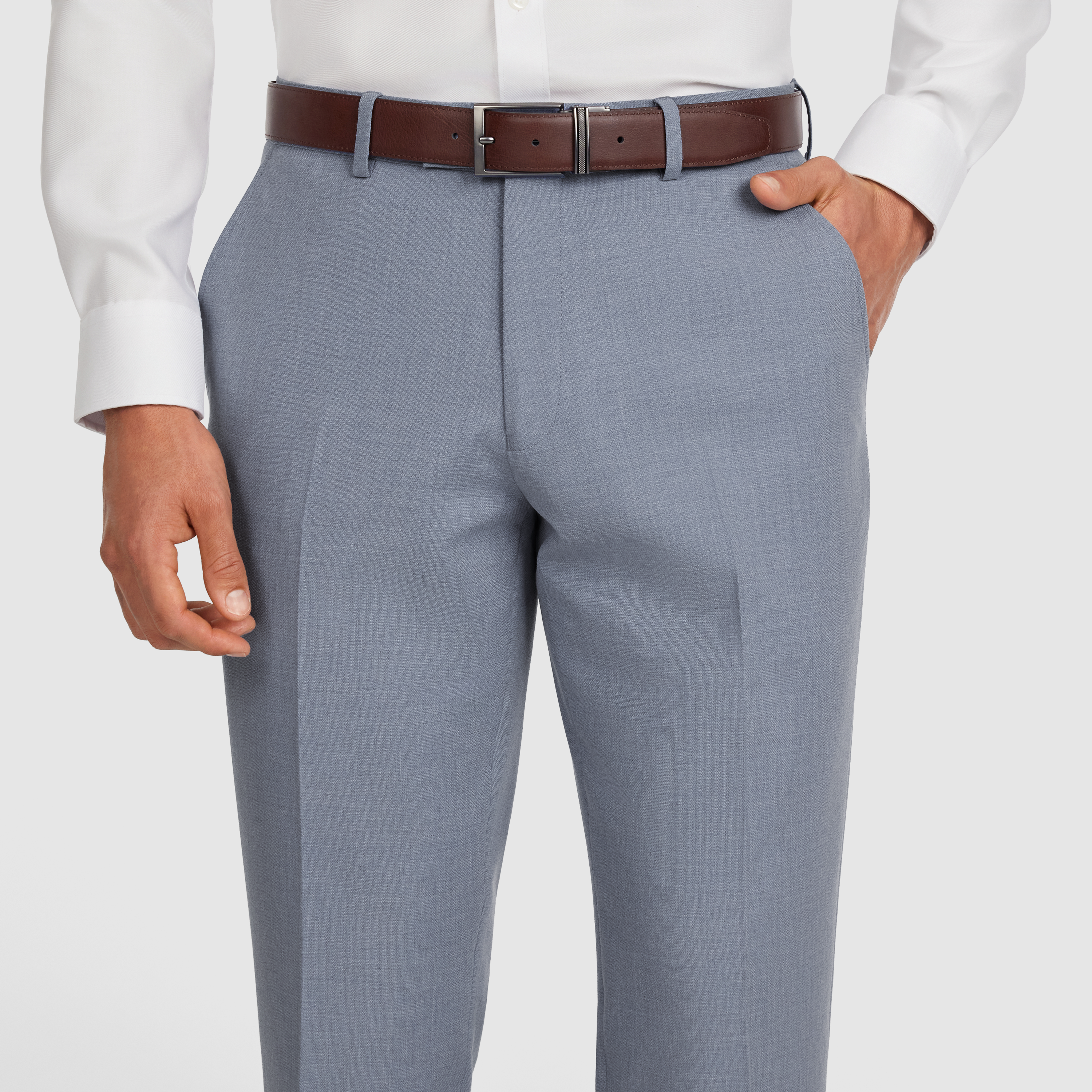 Light Blue Halston Pant