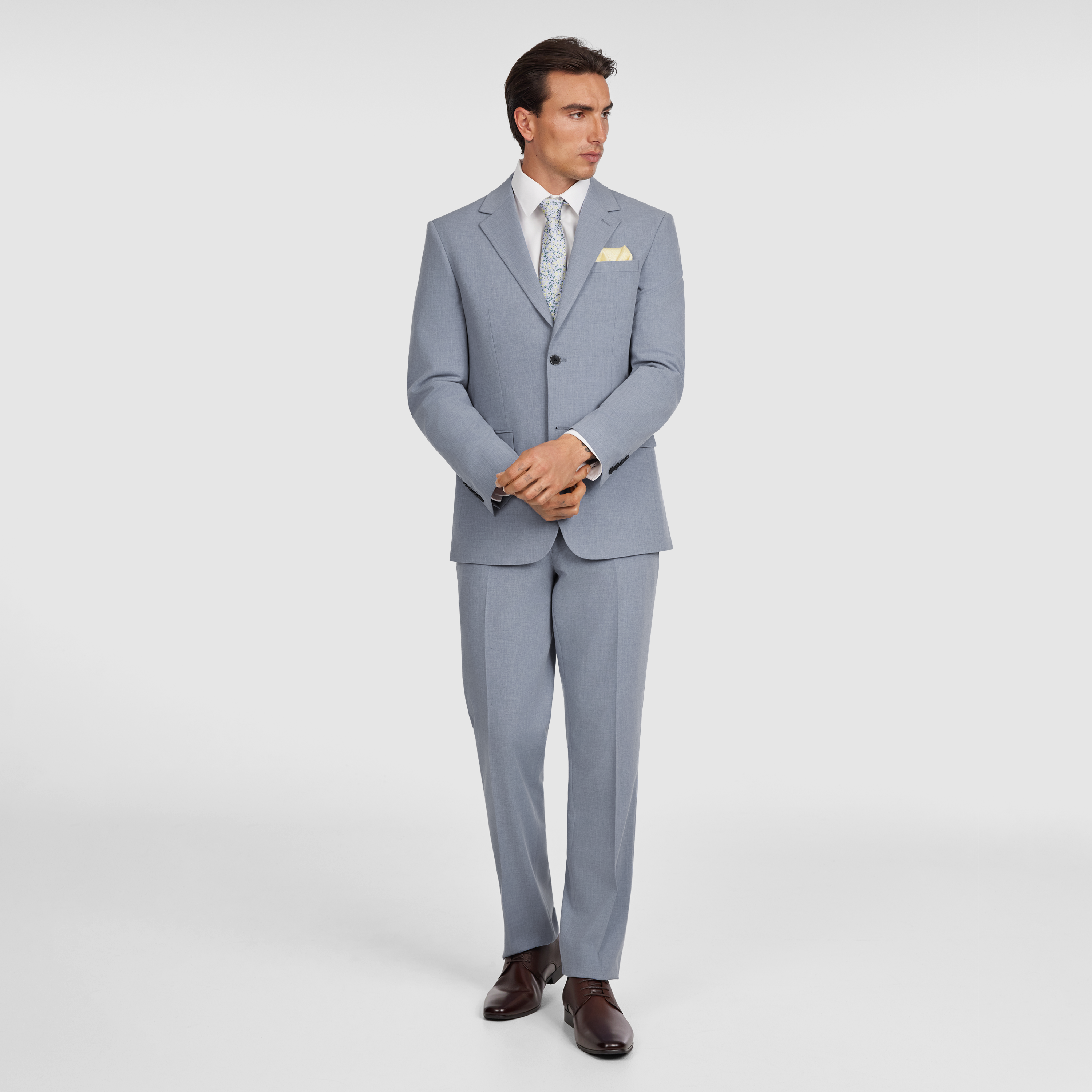 Light Blue Halston Pant