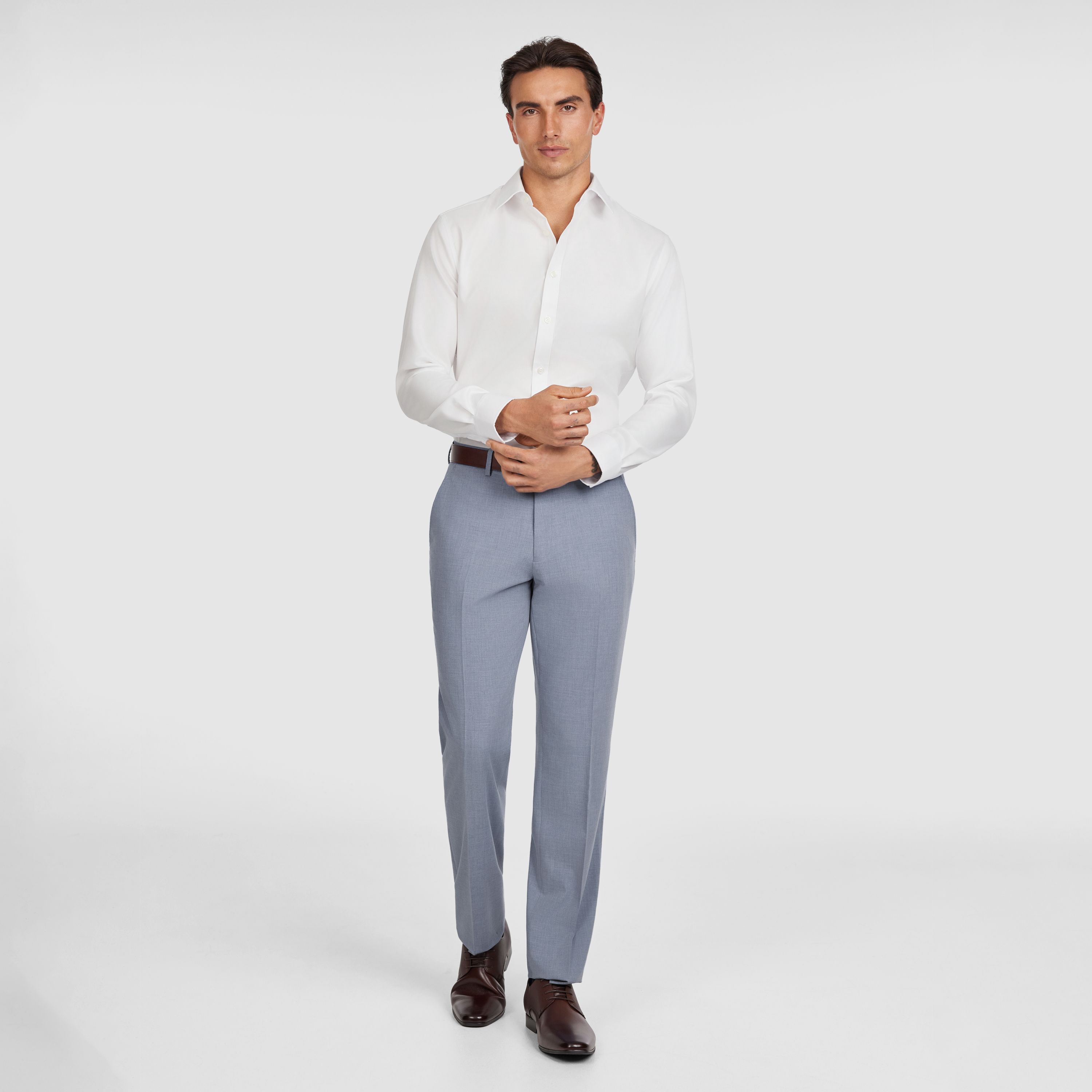 Light Blue Halston Pant