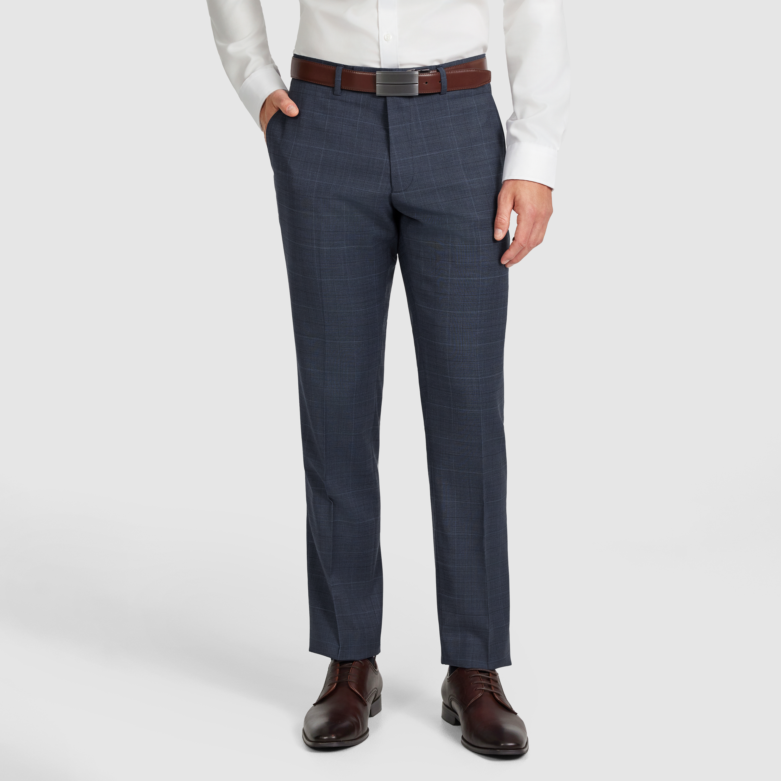 Lumen Check Wool Pant
