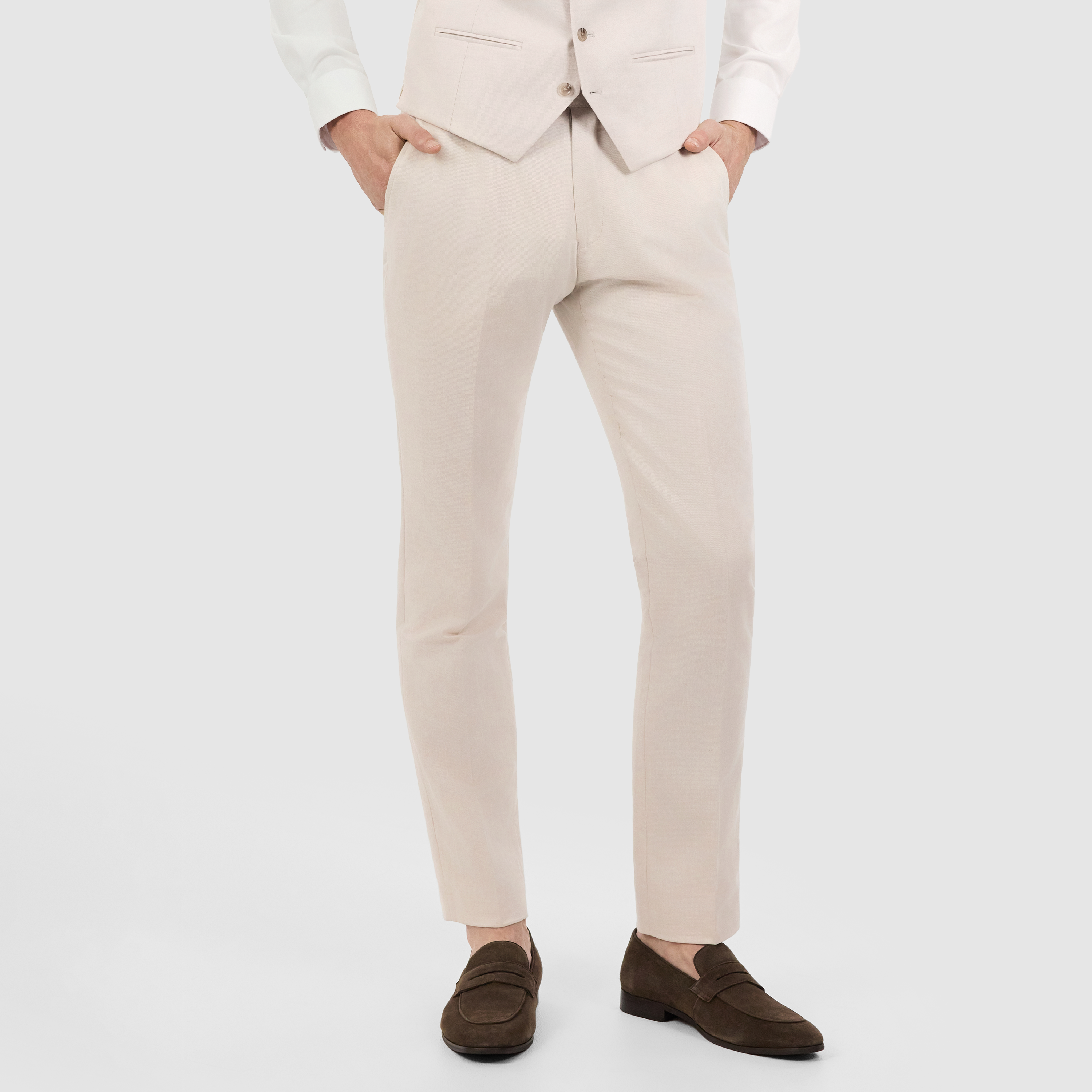 Jaeden Slim Linen Pant