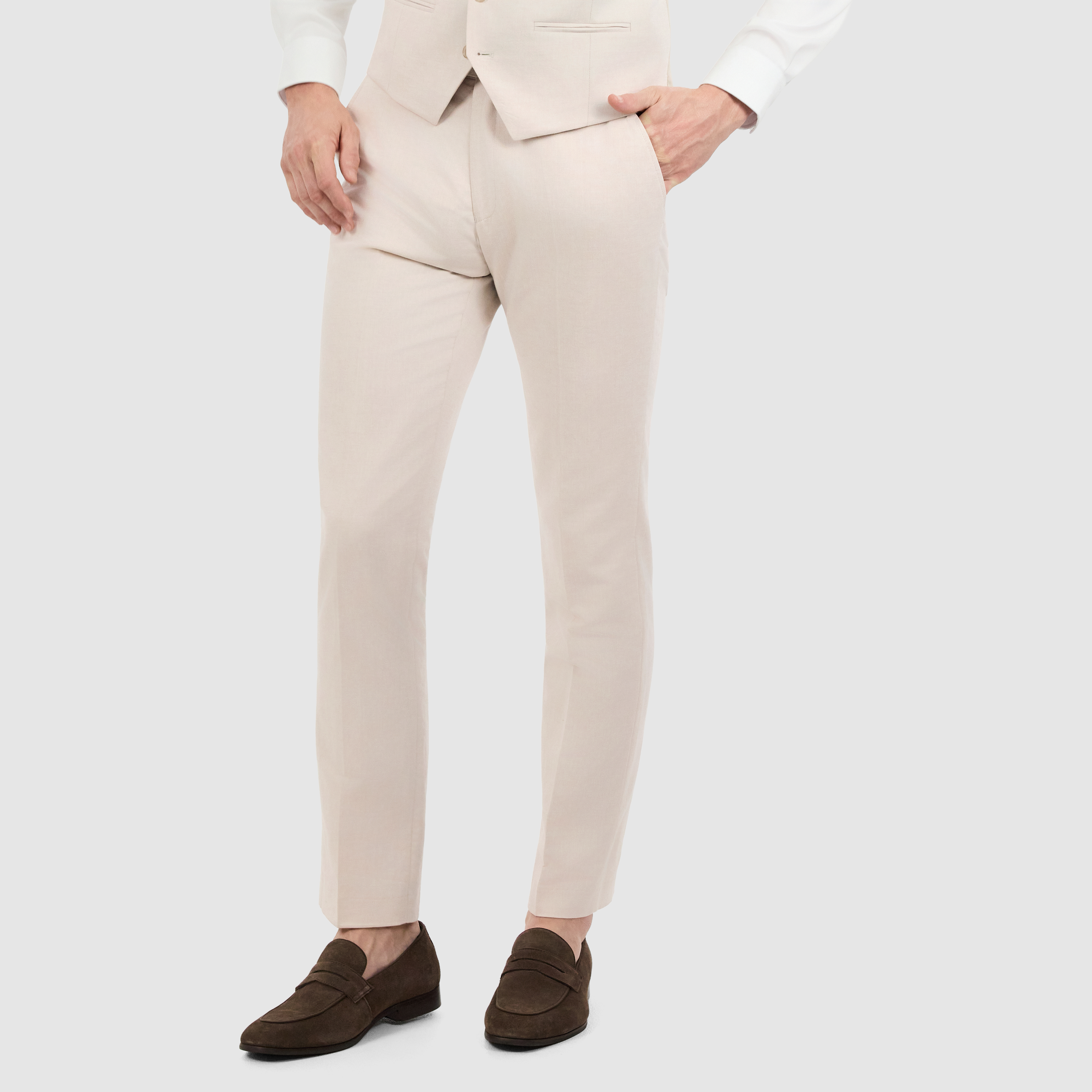 Jaeden Slim Linen Pant