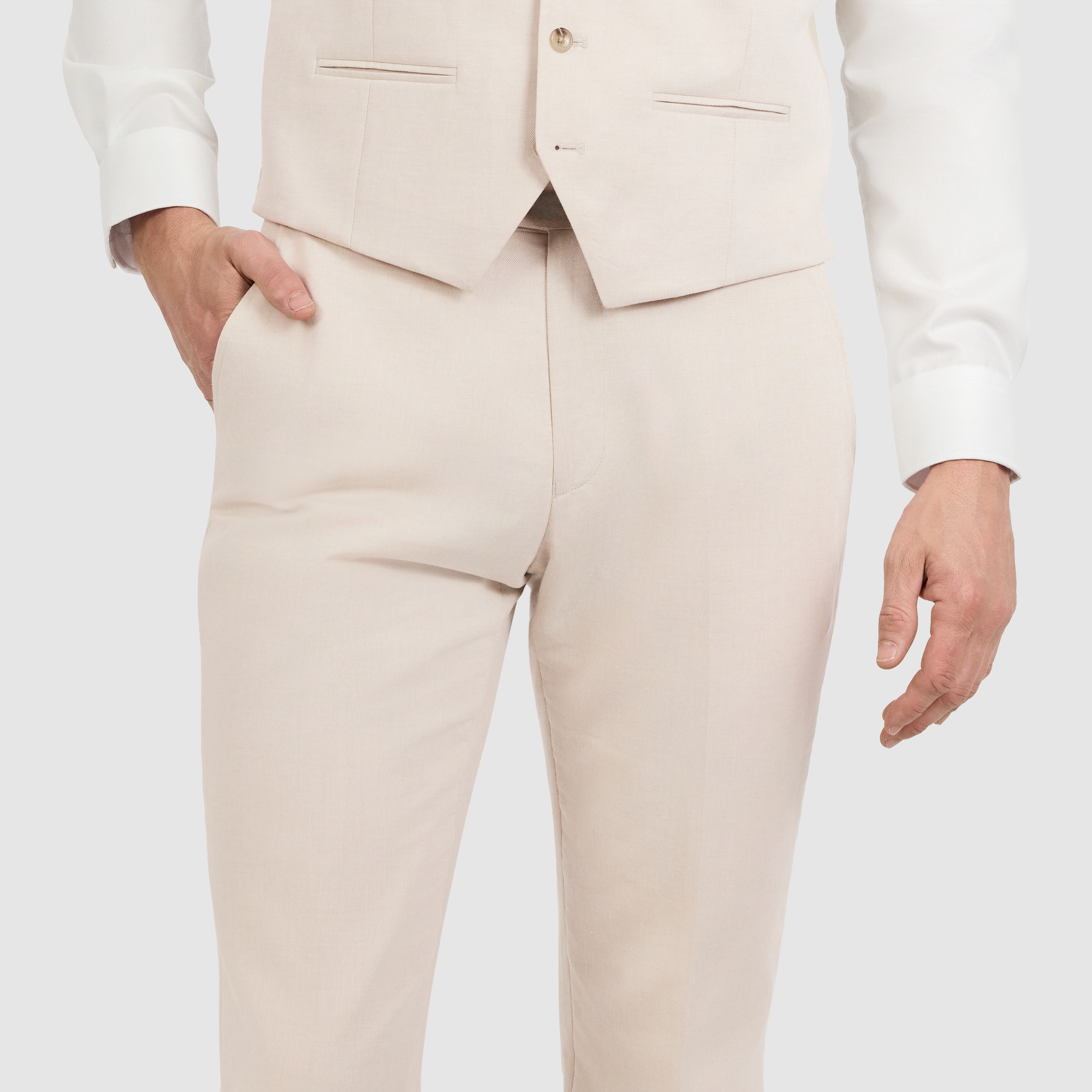 Jaeden Slim Linen Pant