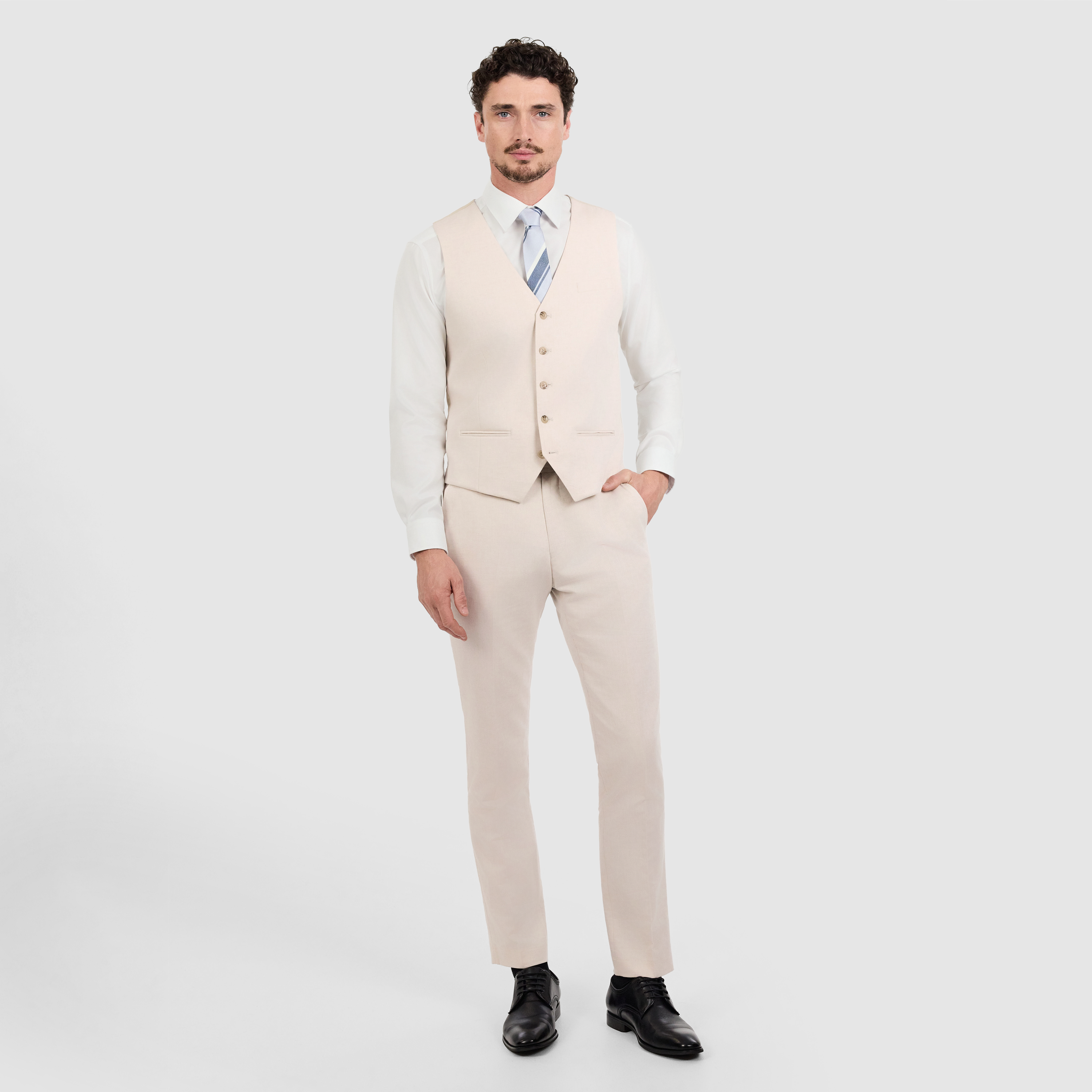Jaeden Slim Linen Pant